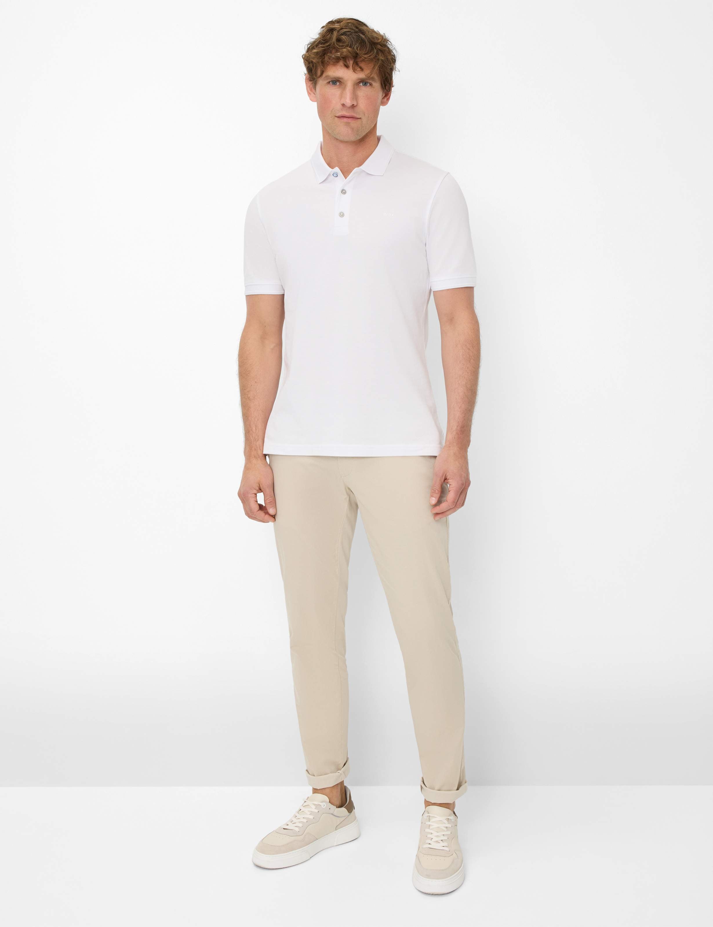 Brax Herren Polo-Shirts  White