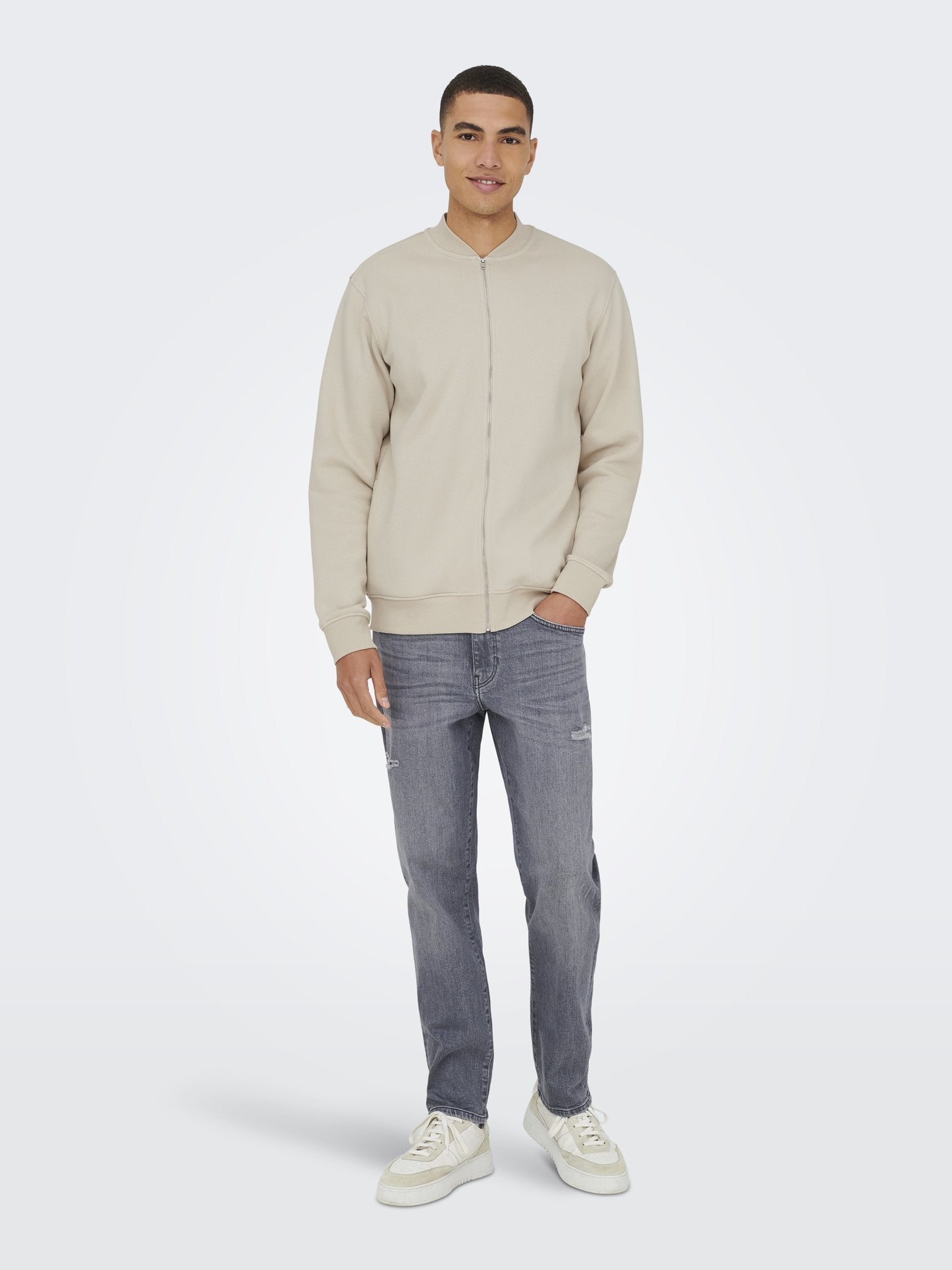 Only & Sons Herren Sweatshirts Silver Lining