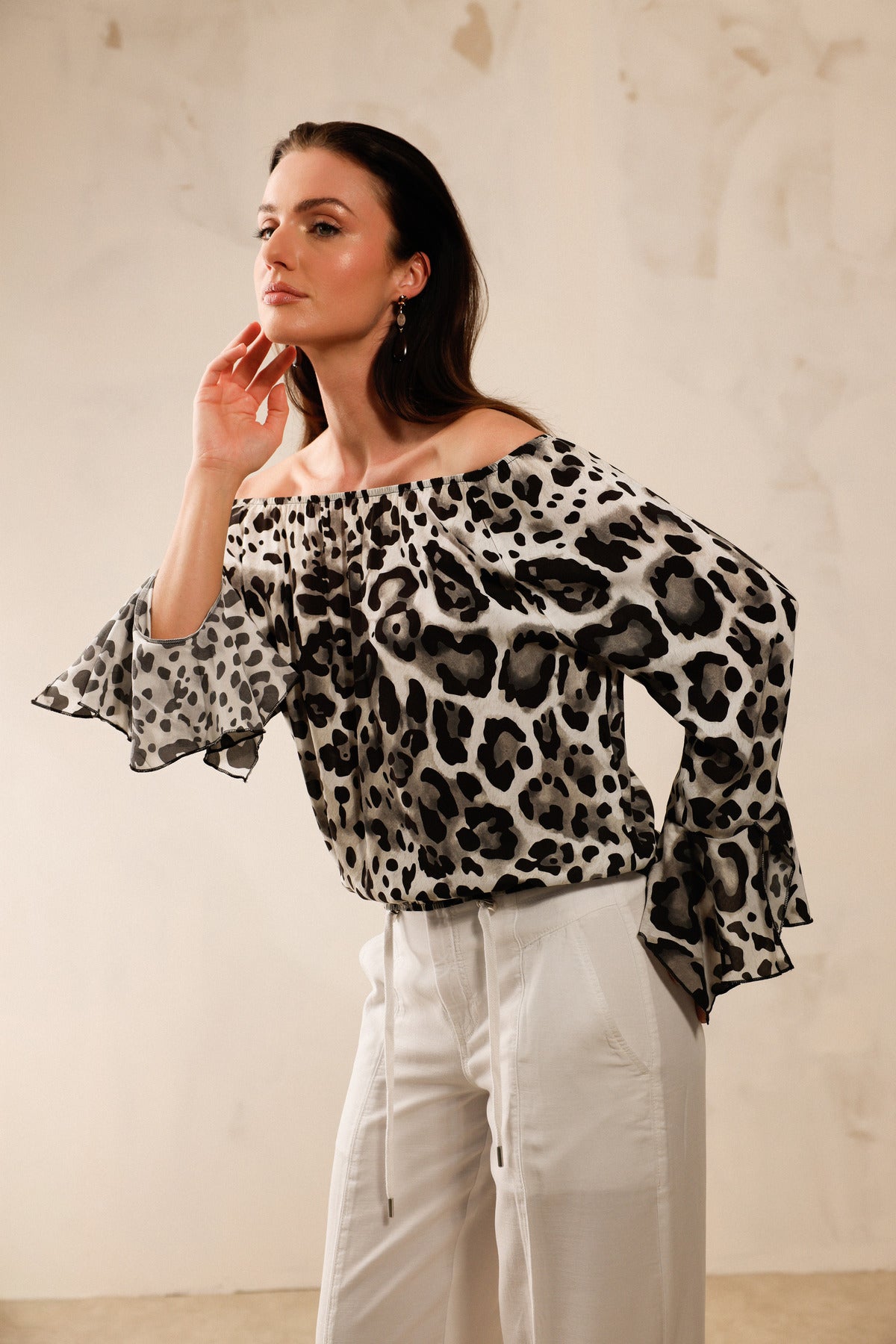 Monari Damen Blusen Coffee Gemu