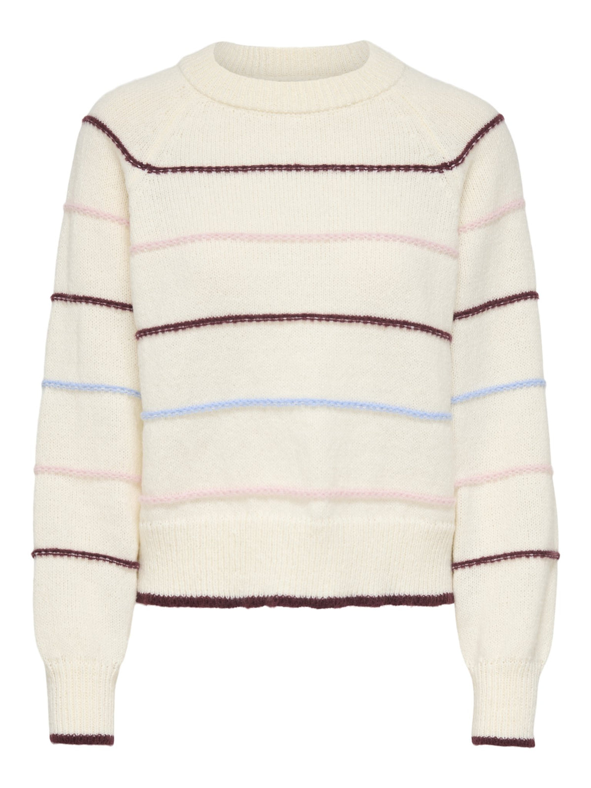 Only Damen Pullover Birch/Fig/Almon