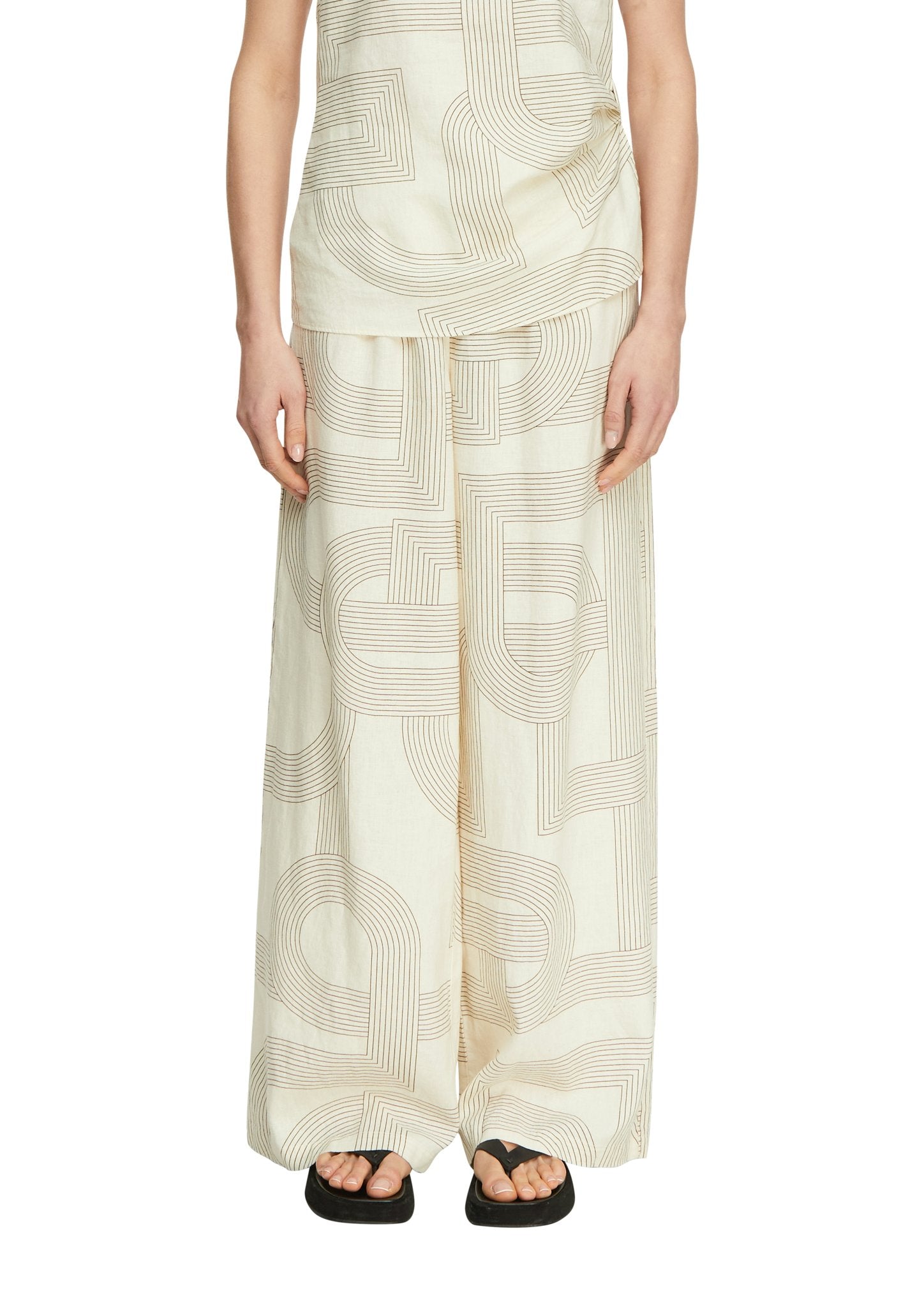 Comma Damen Hosen White