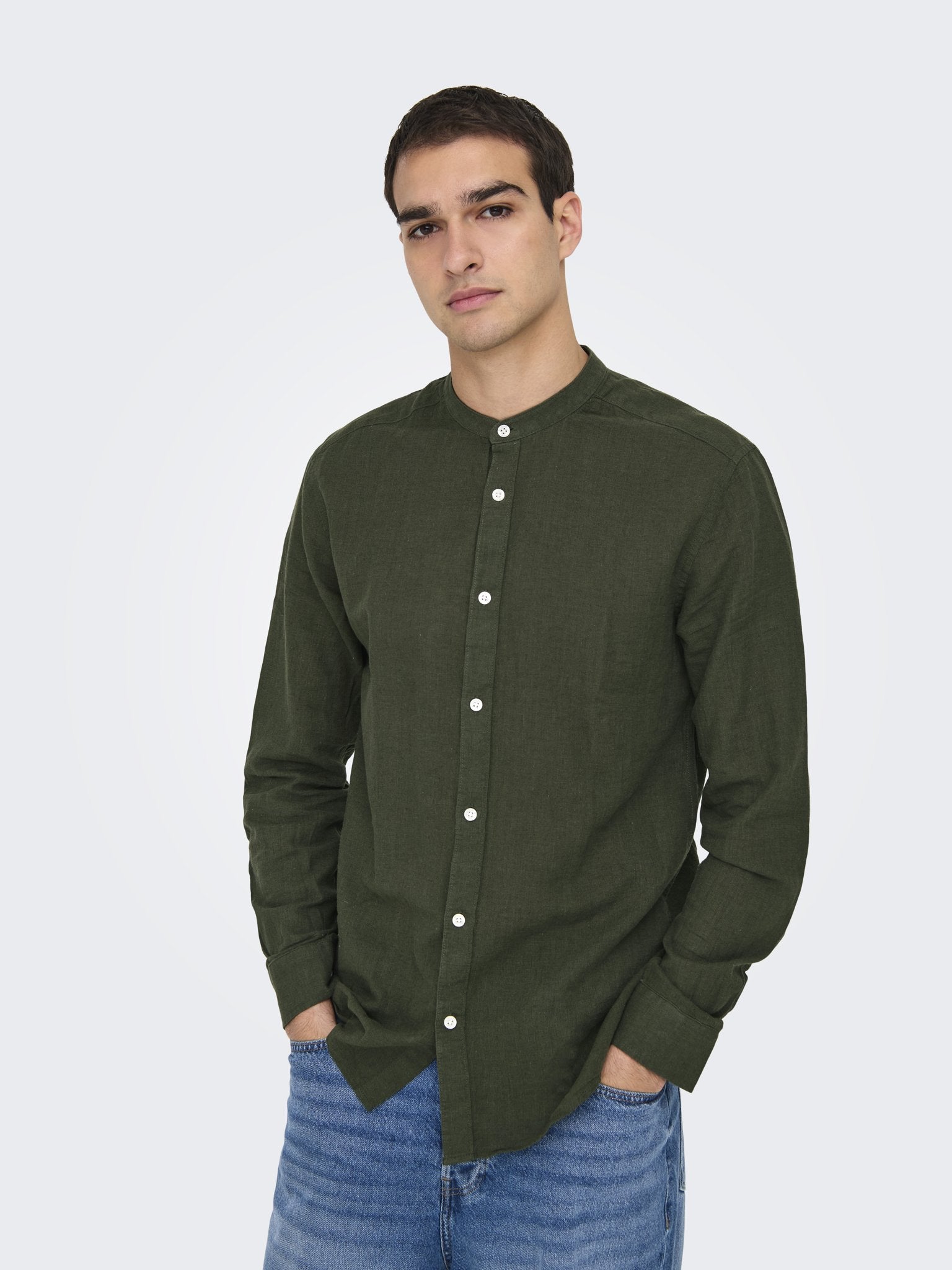 Only & Sons Herren Hemden lang Kambaba