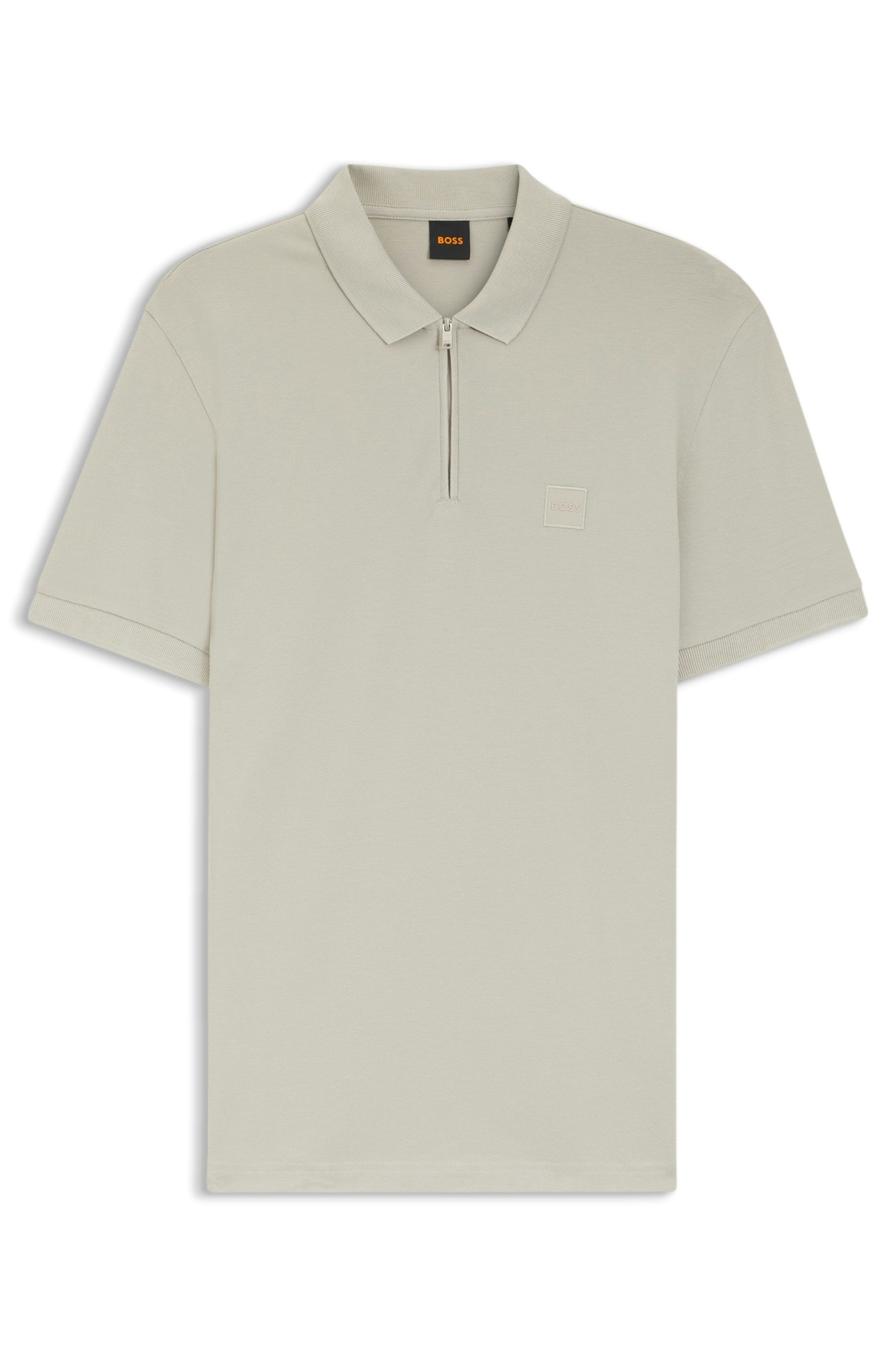 Boss Orange Herren Polo-Shirts  Open Grey