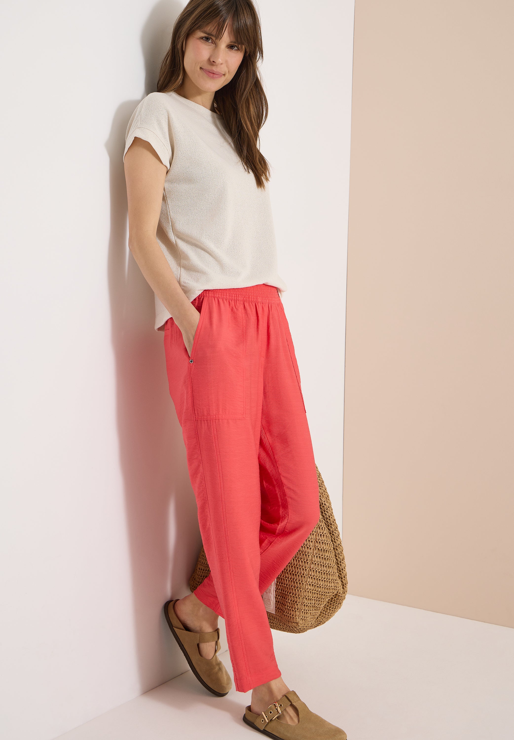 Cecil Damen Hosen  Coral