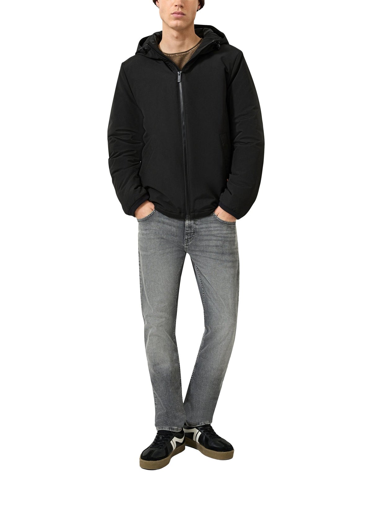QS by S.Oliver Herren Jacken Grey/Black