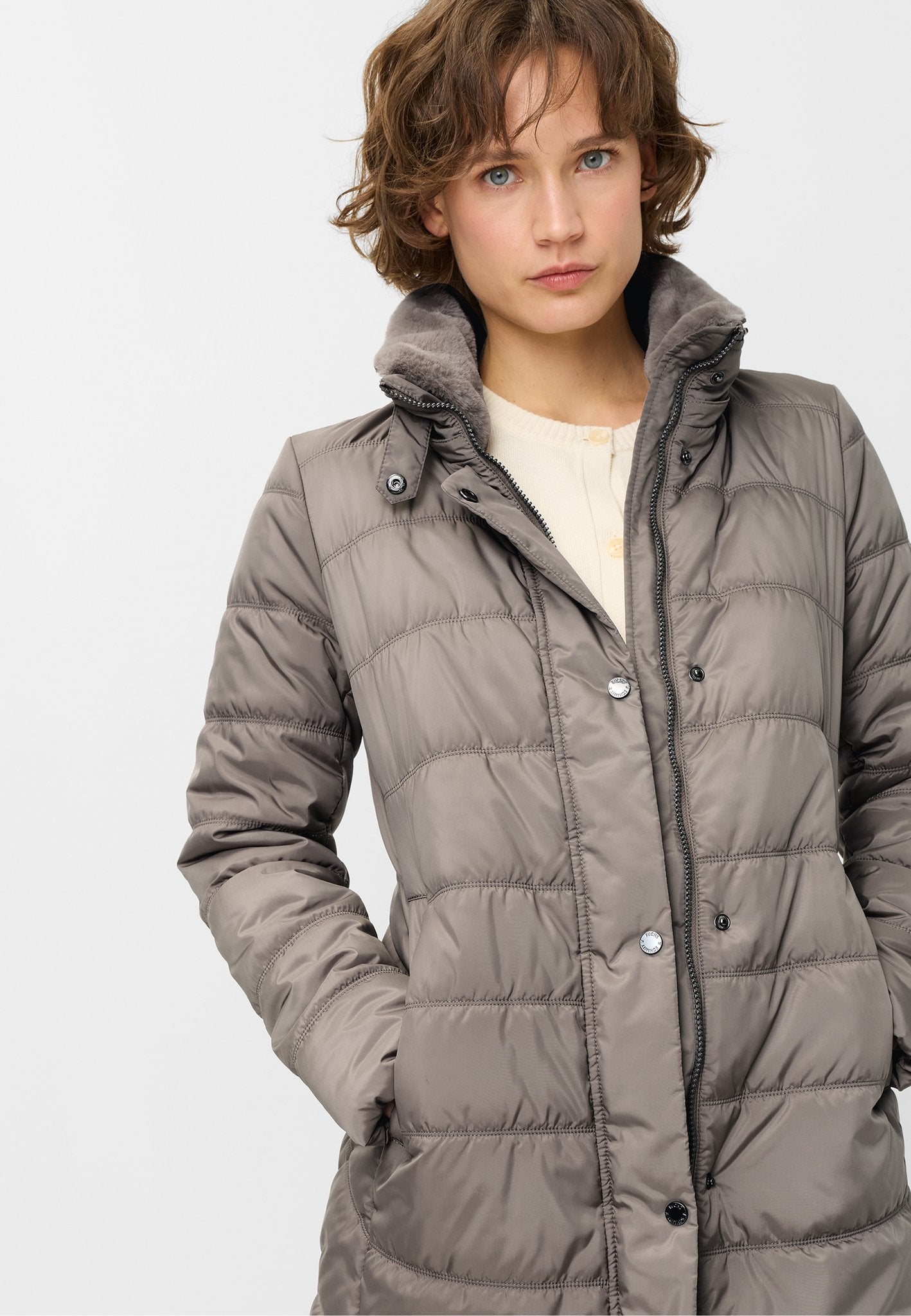 Fuchs & Schmitt Damen Jacken Beige/Kitt