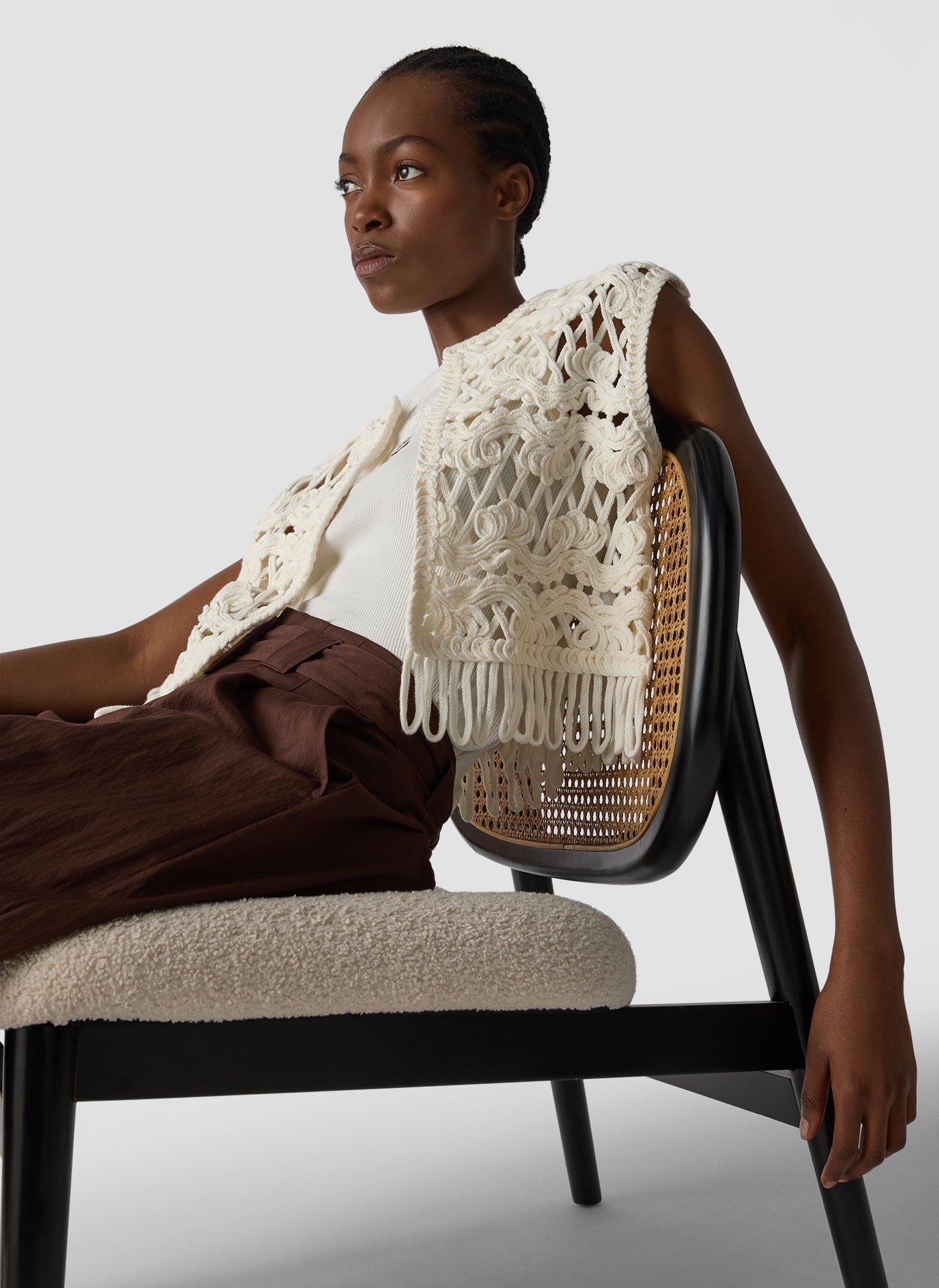 Le Comte Damen Pullover Natur