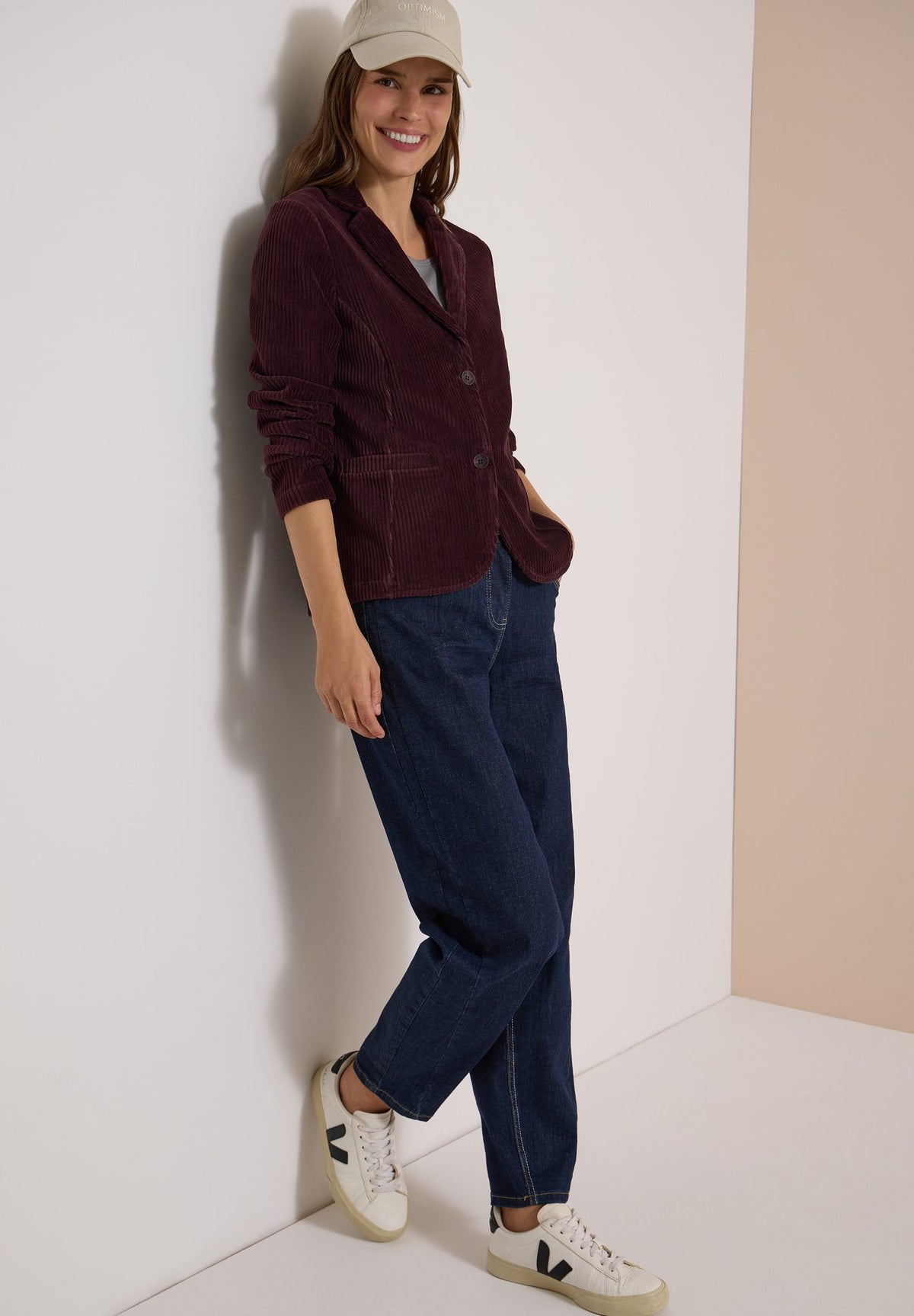 Cecil Damen Blazer  Berry Red