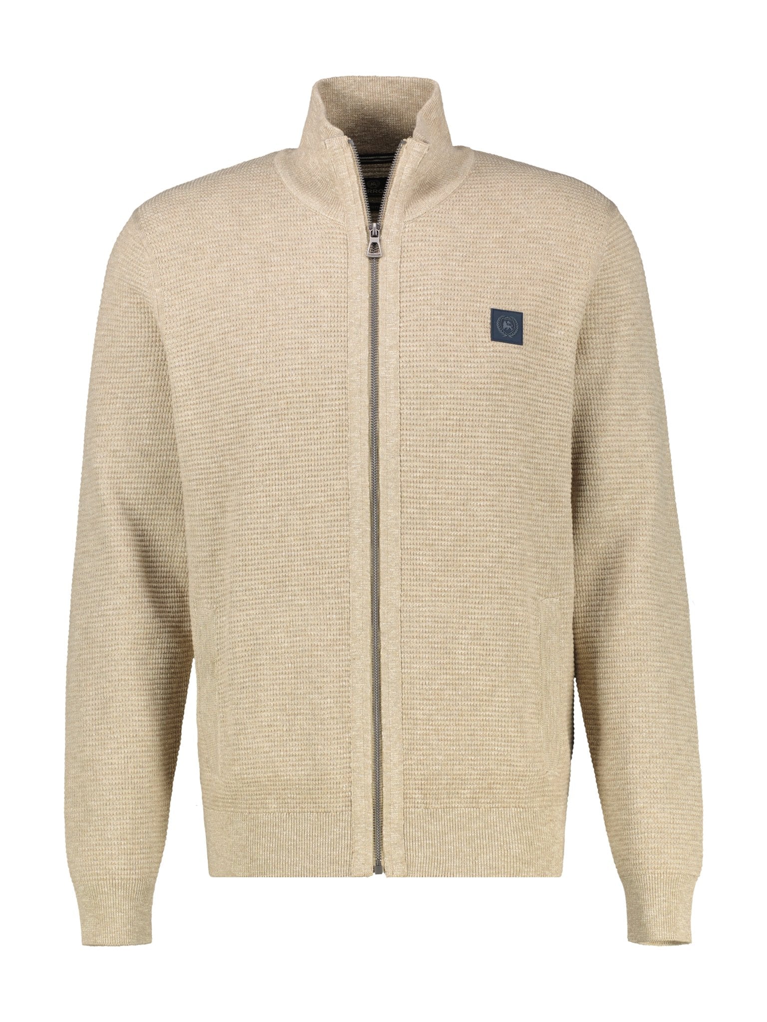 Lerros Herren Strickjacken Gravel Beige Me