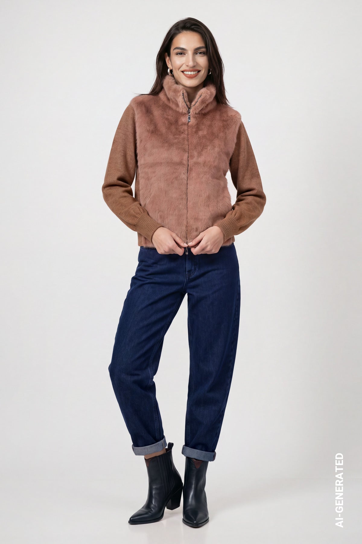 Monari Damen Strickjacken  Tiramisu