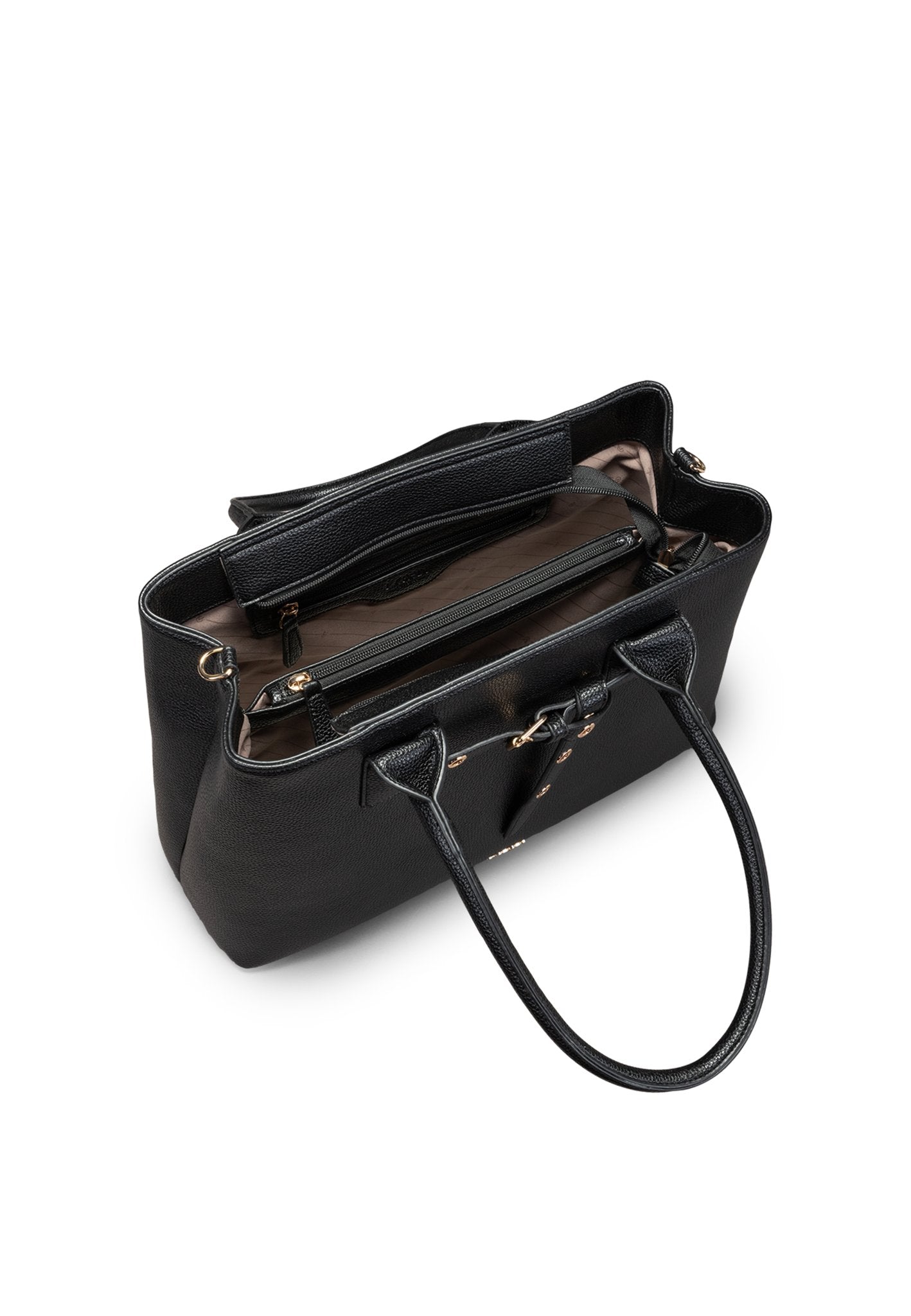 L.Credi Handtasche Schwarz