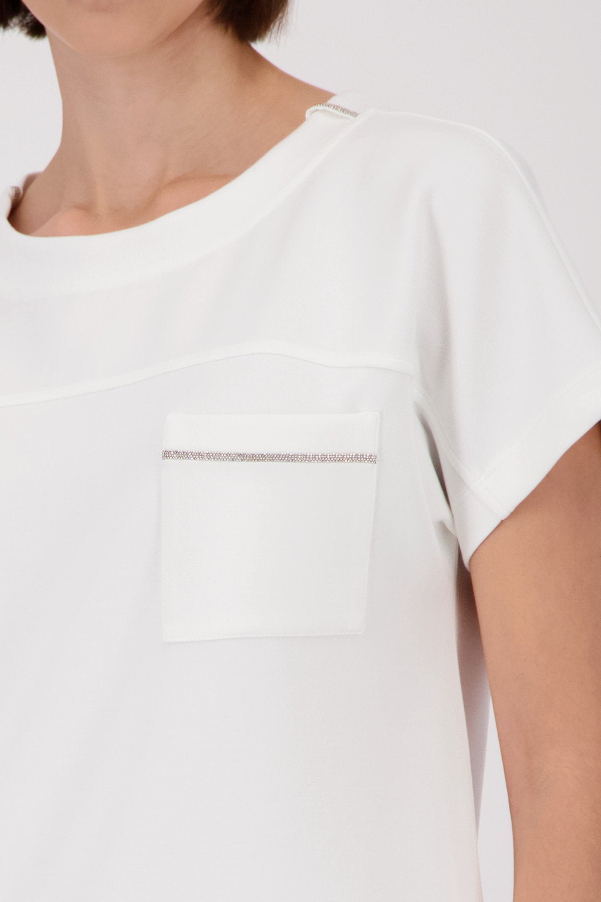 Monari Damen T-Shirts  Off-White