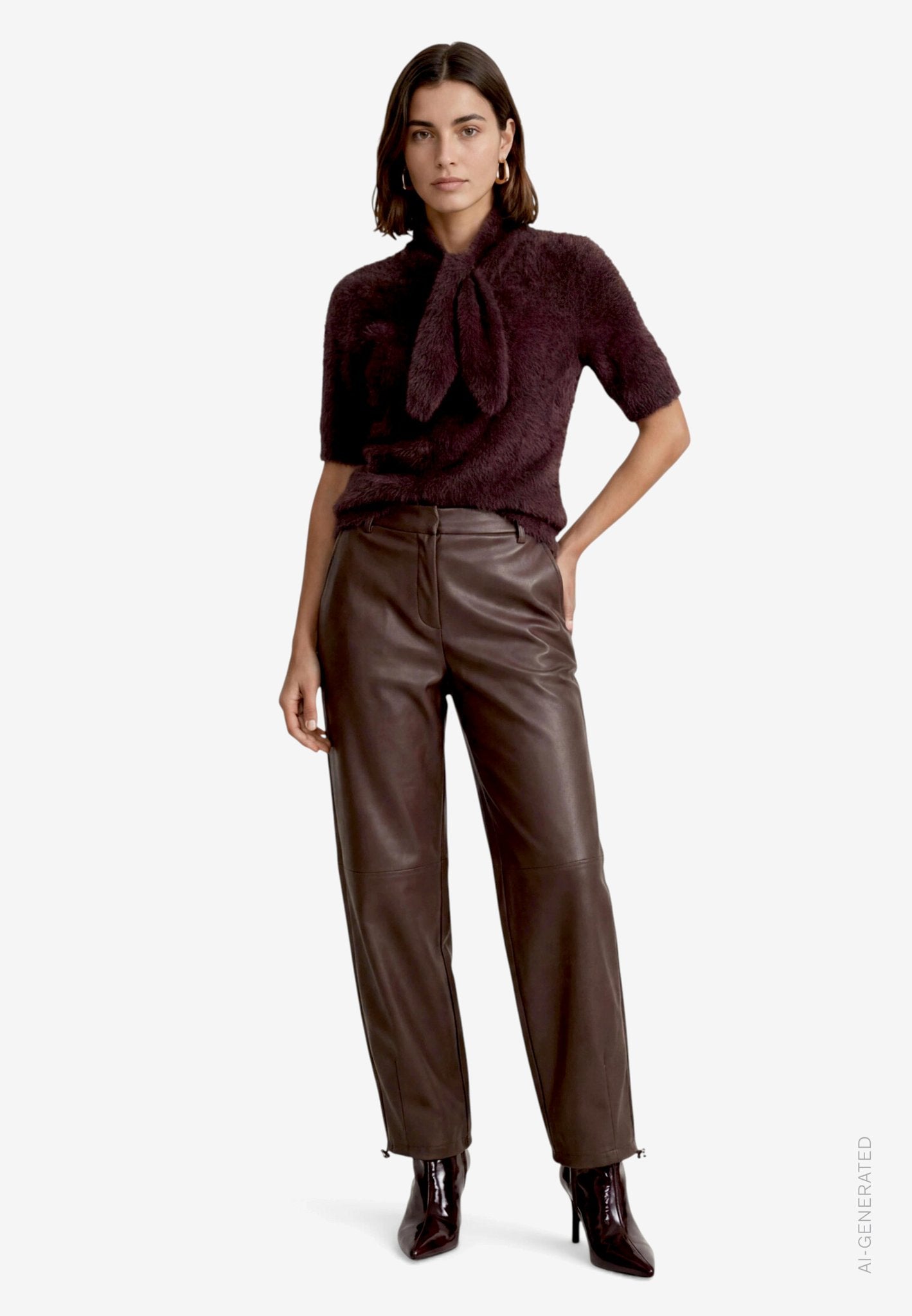 Zero Damen Pullover Chocolate Plum