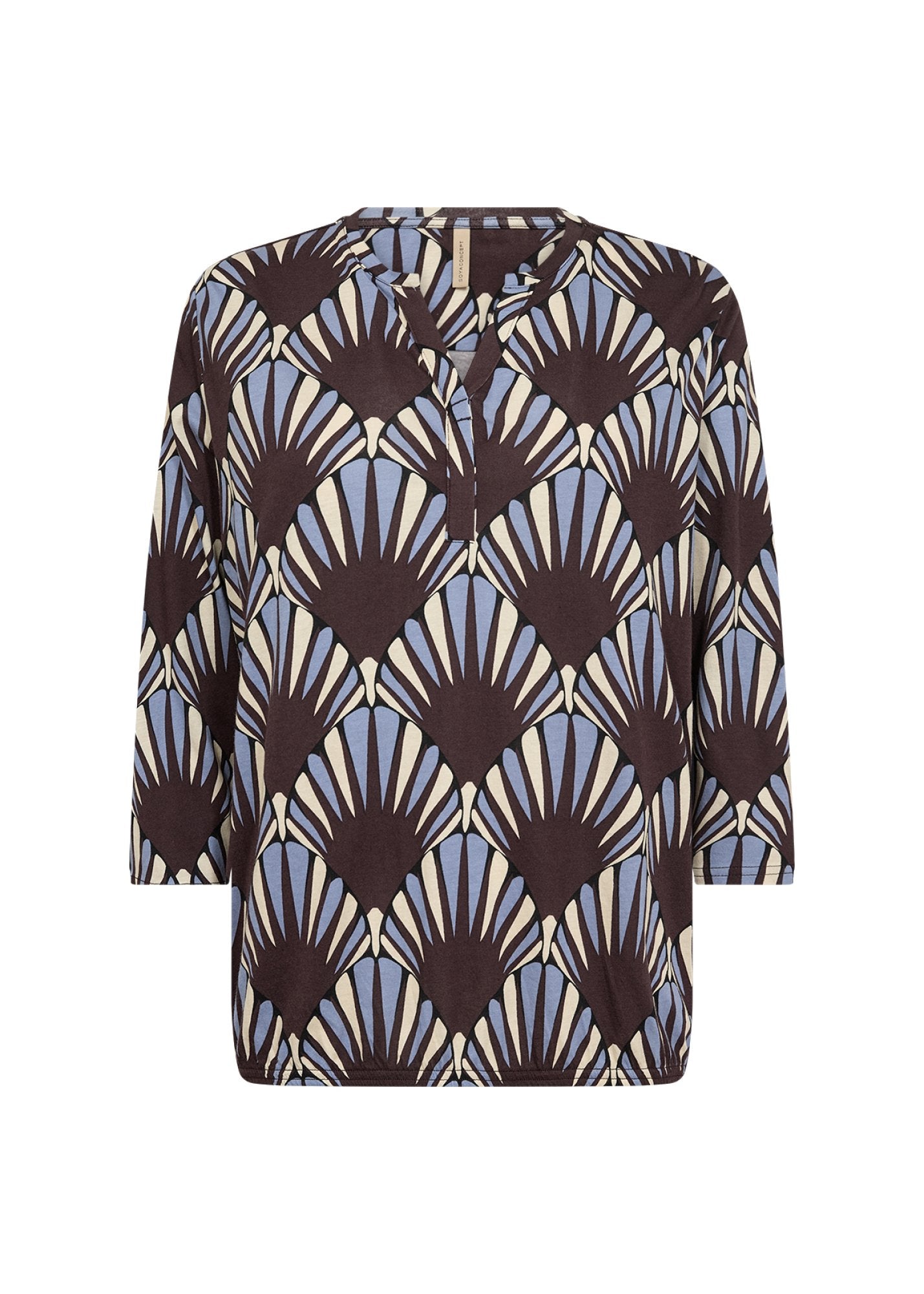 Soya Concept Damen Blusen kurz Chocolate Plum