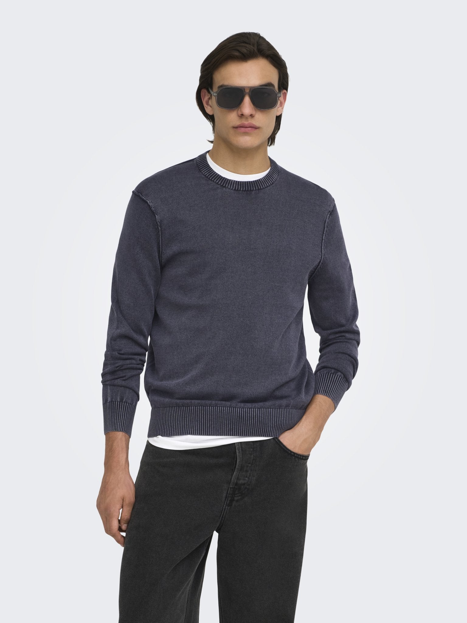 Only & Sons Herren Pullover Dark Sapphire