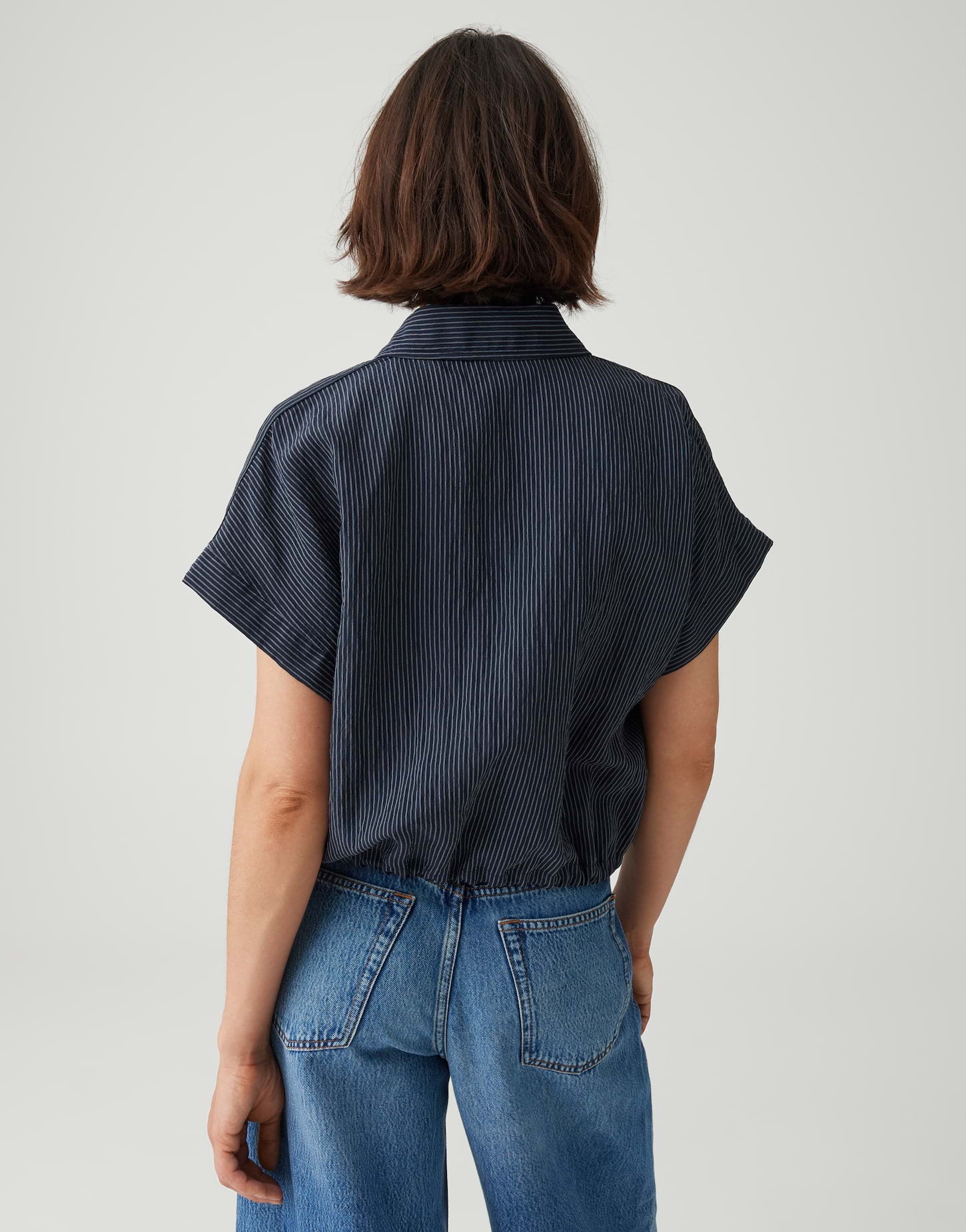 Opus Damen Blusen Coal Blue