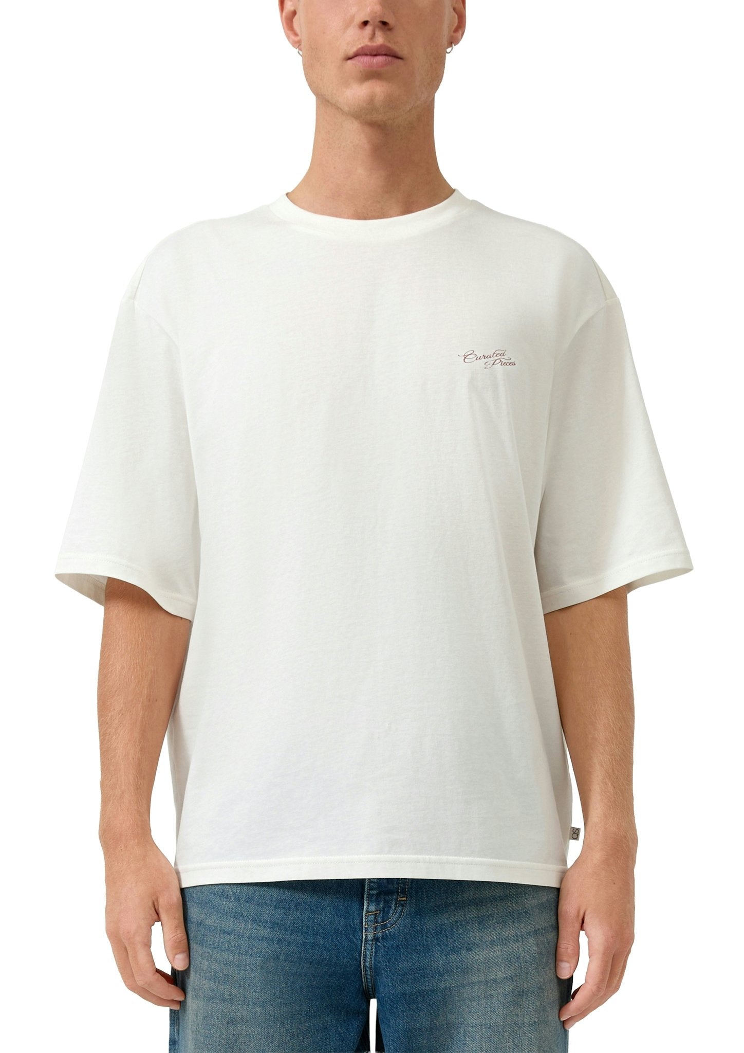QS by S.Oliver Herren T-Shirts kurz White
