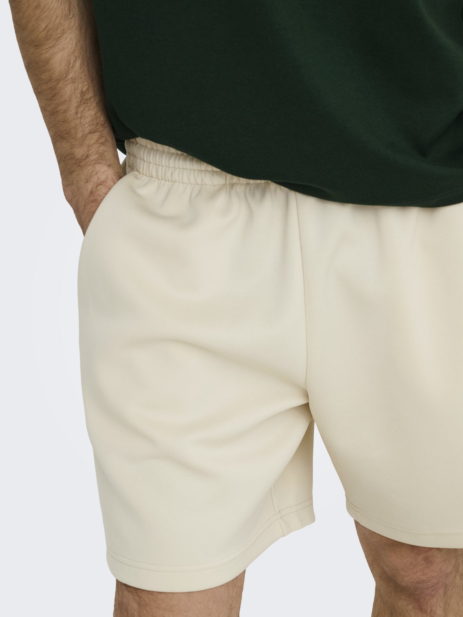 Only & Sons Herren Shorts Whitecap Gray