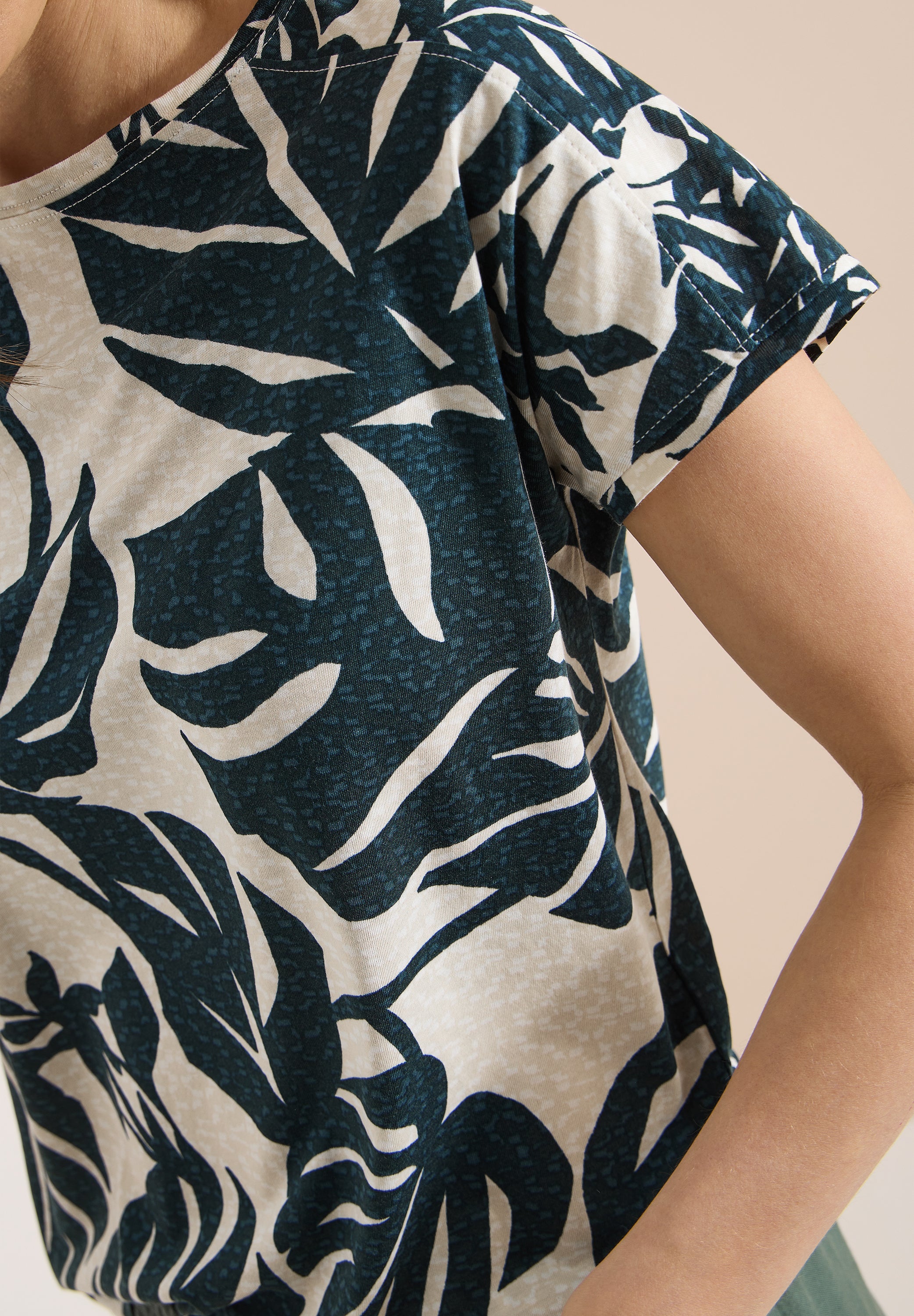Cecil Damen T-Shirts Palm Bree