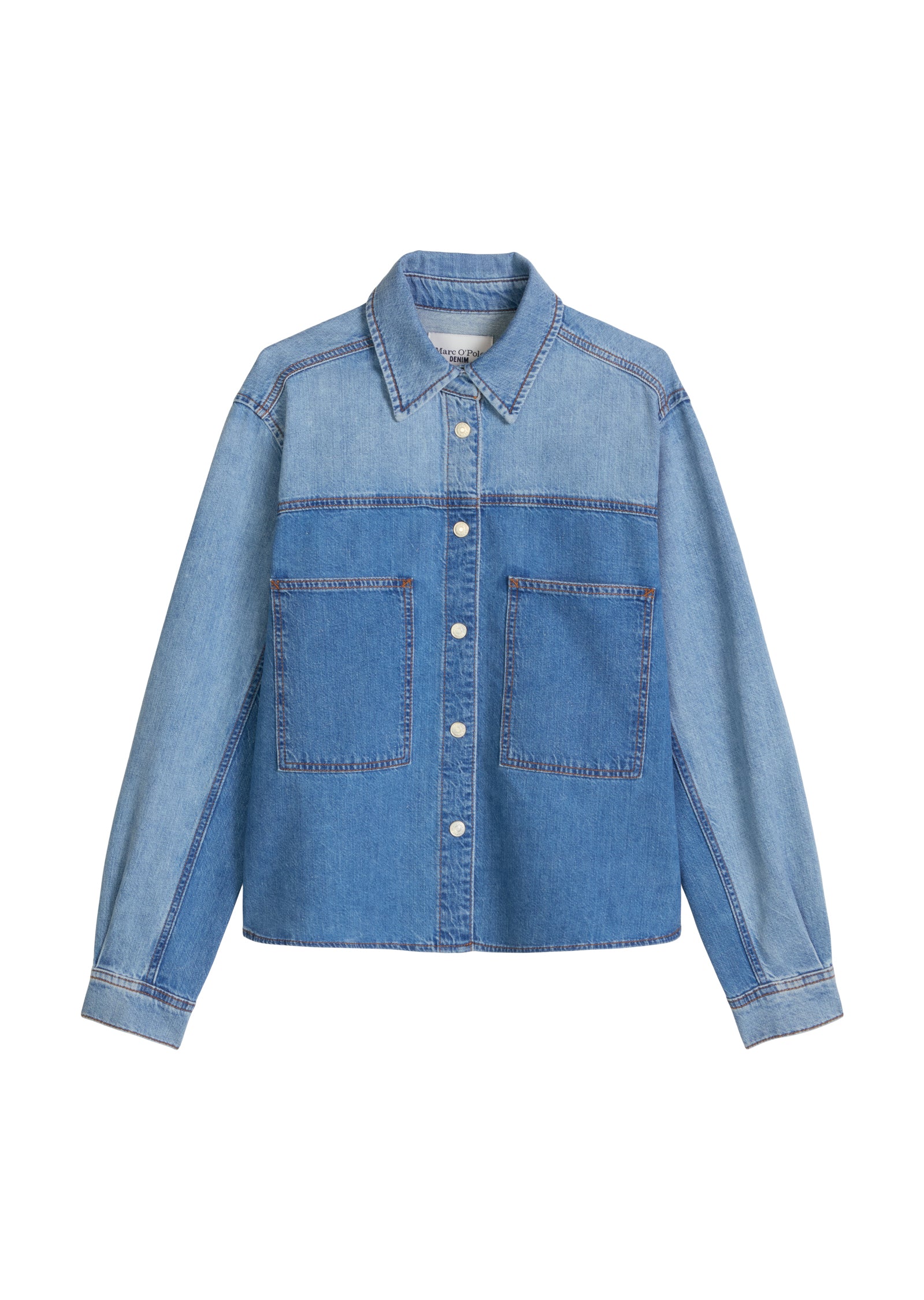 Marc O`Polo denim Damen Blusen Medium Blue_Mul