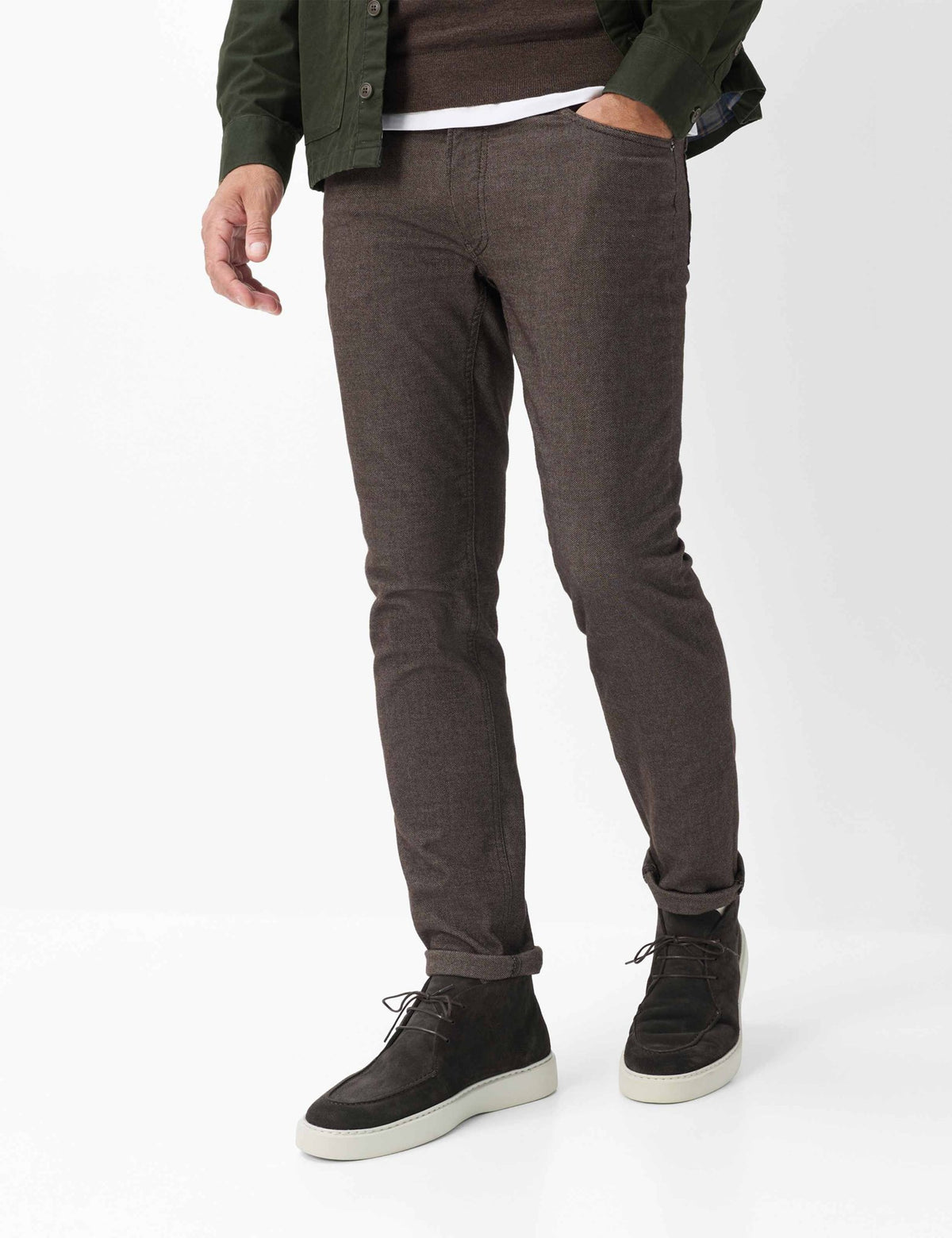 Brax Herren Hosen  Chocolate