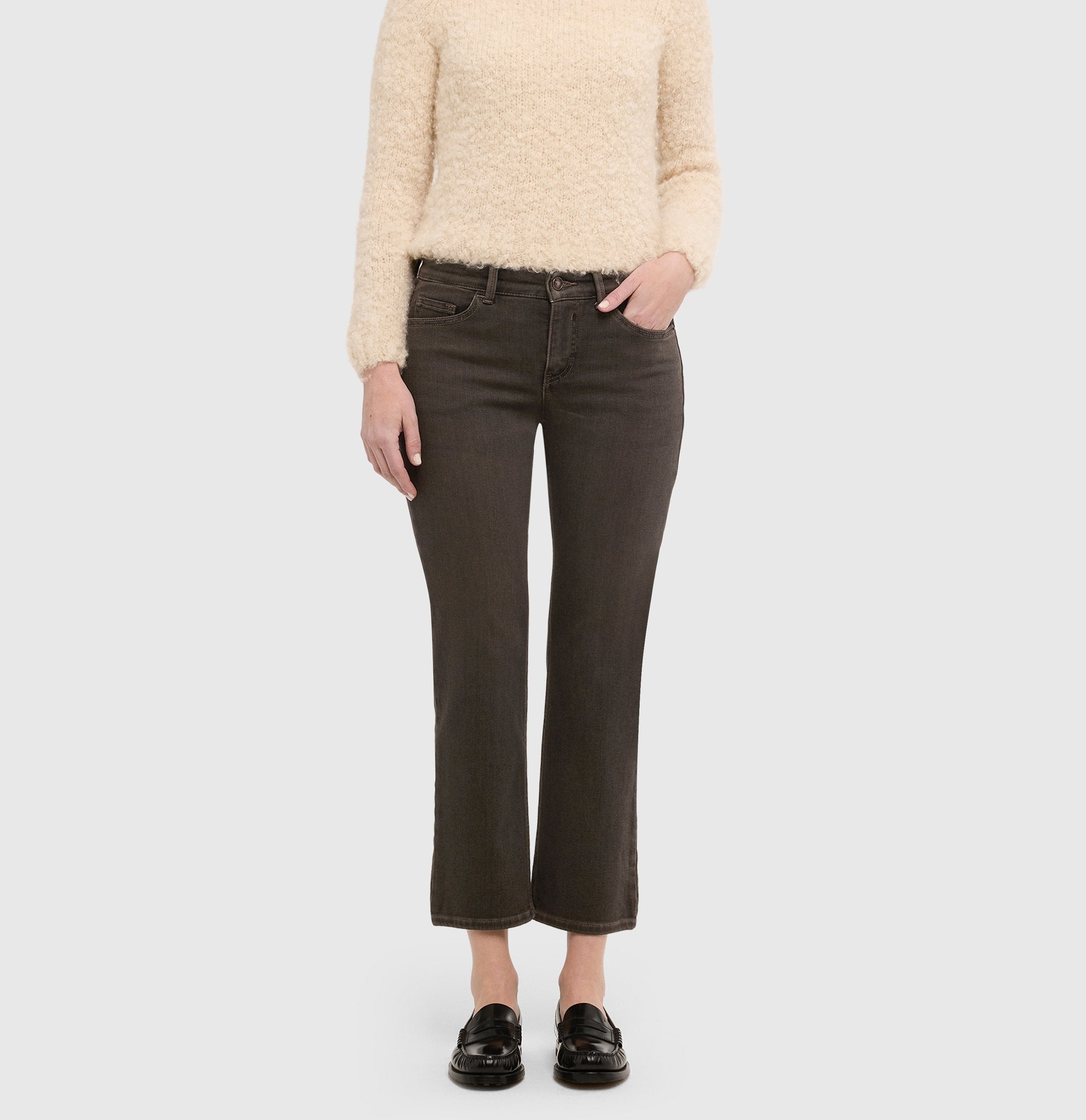 Mac Damen Jeans Anthra Black Wa