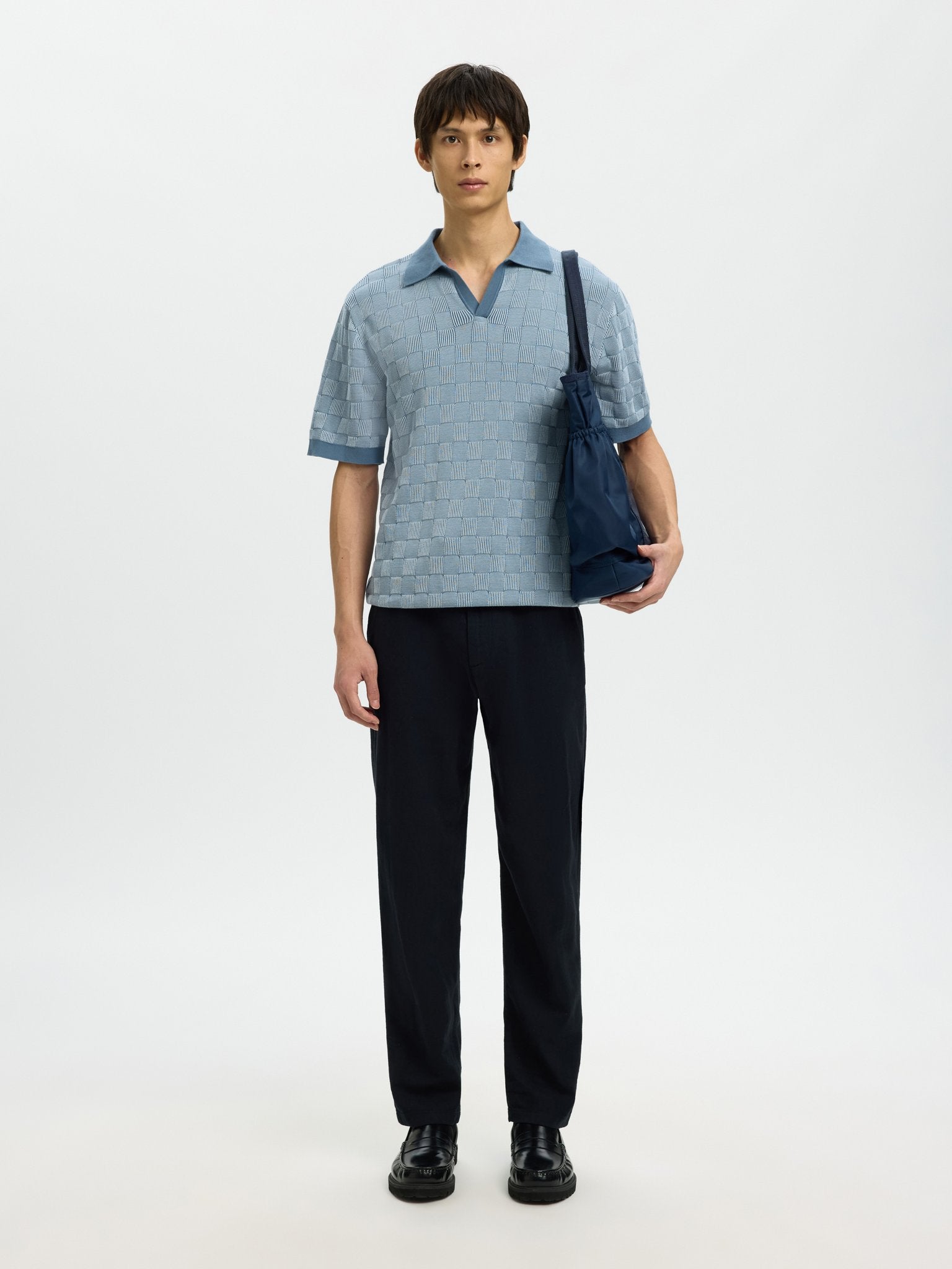 Selected homme Herren Polo-Shirts  Blue