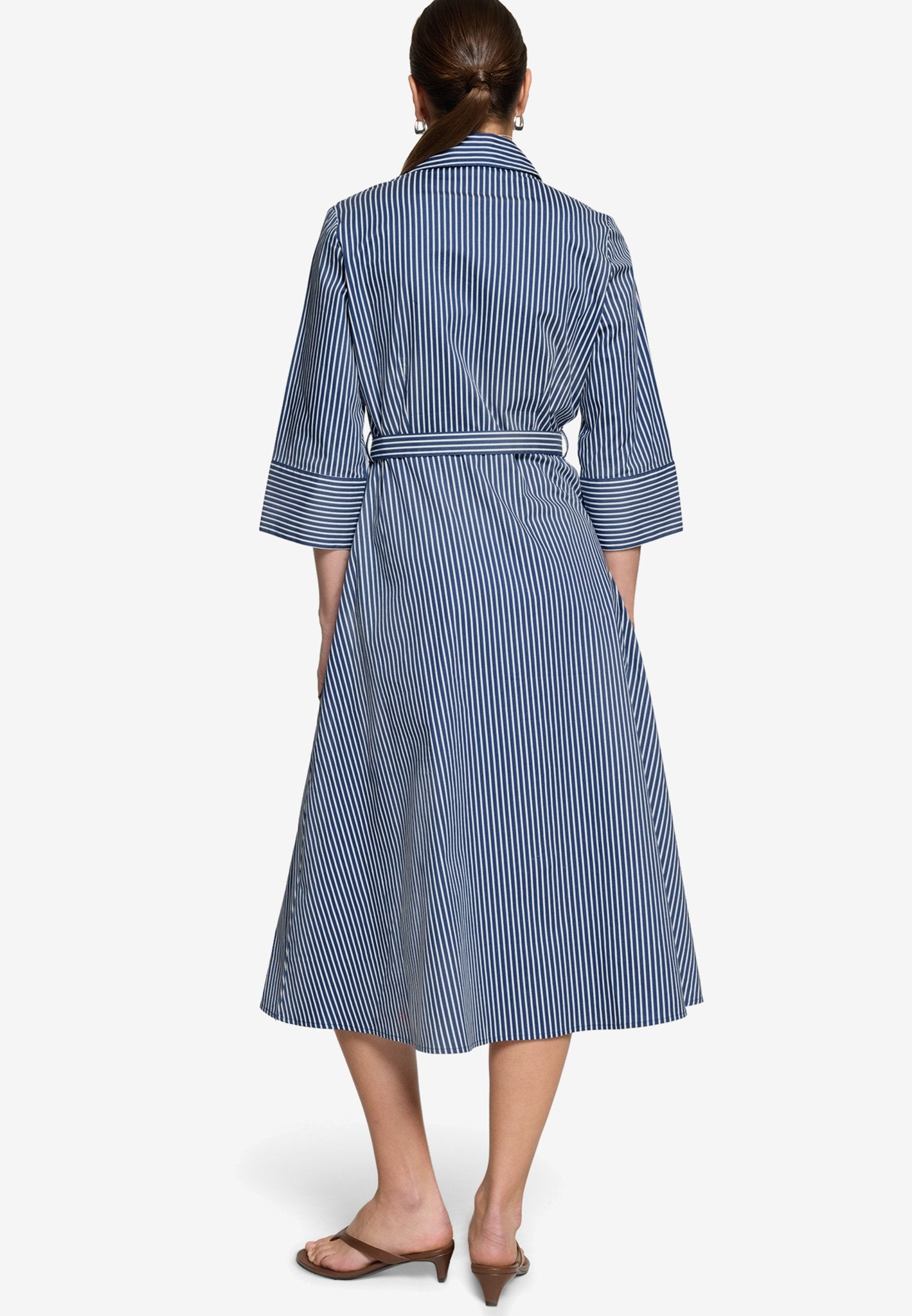 Zero Damen Kleider Dark Blue/White