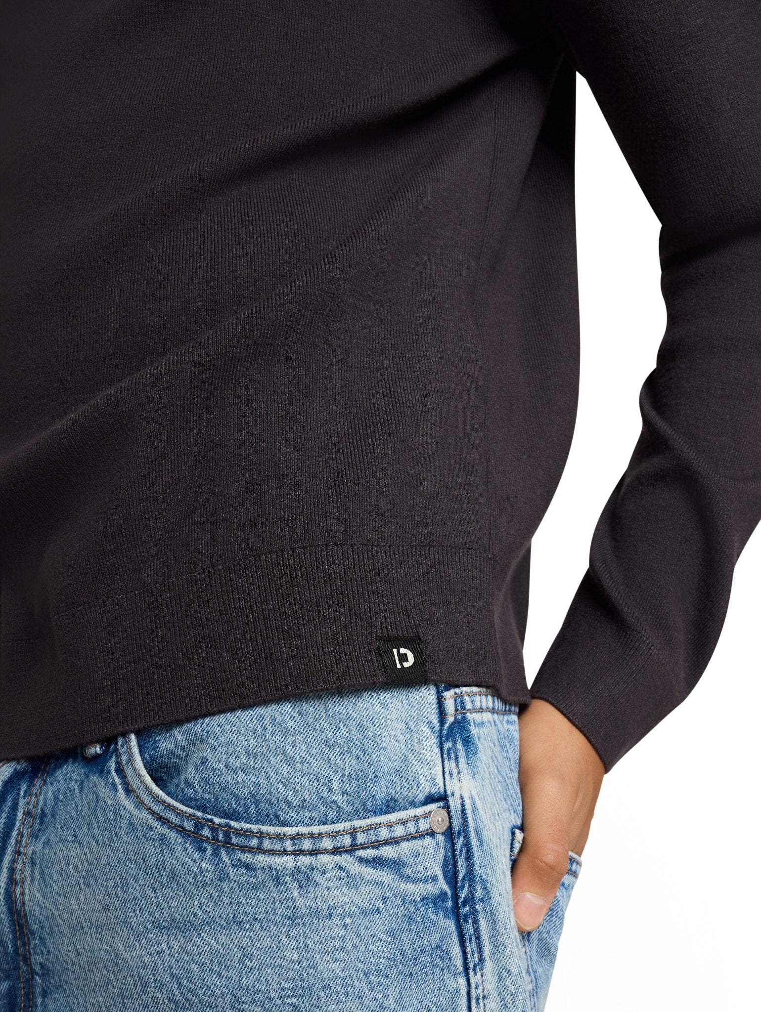 Tom Tailor denim Herren Pullover Coal Grey