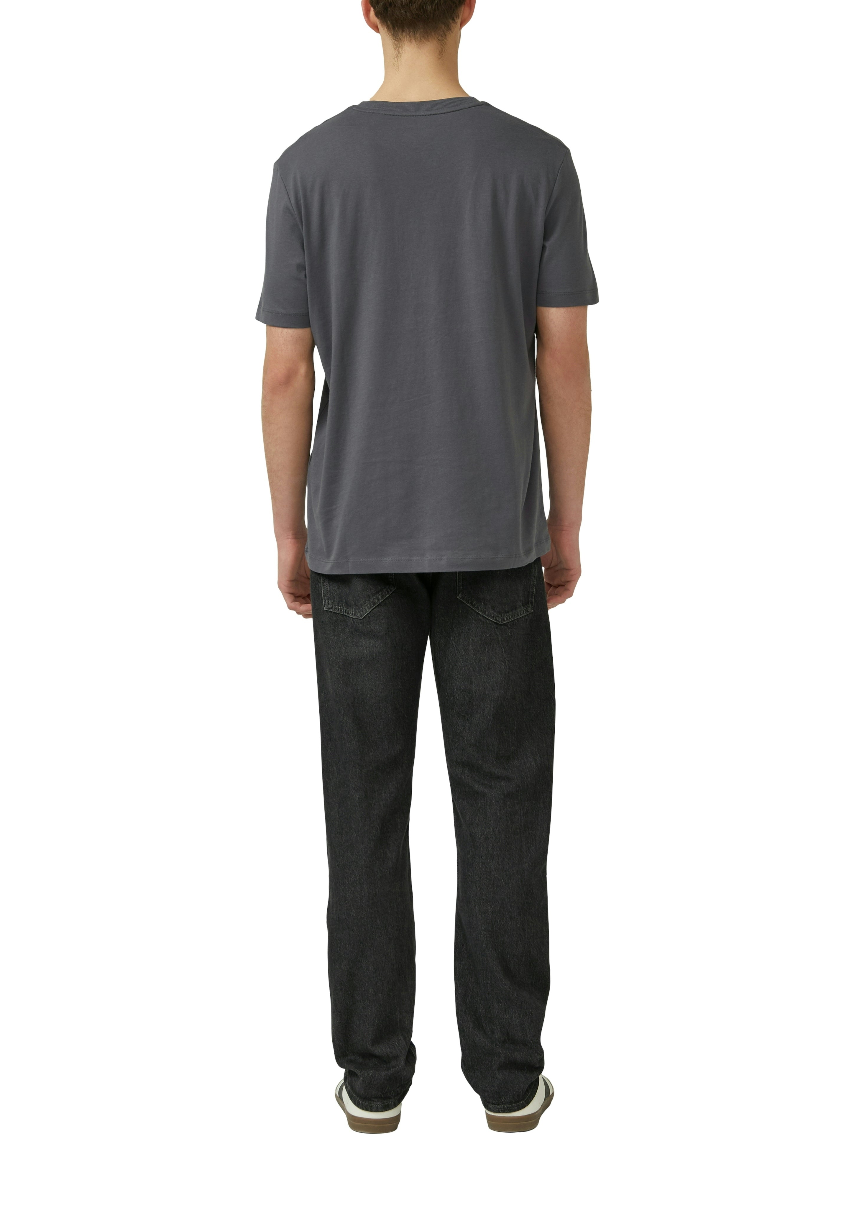 S. Oliver red Herren T-Shirts kurz Grey/Black