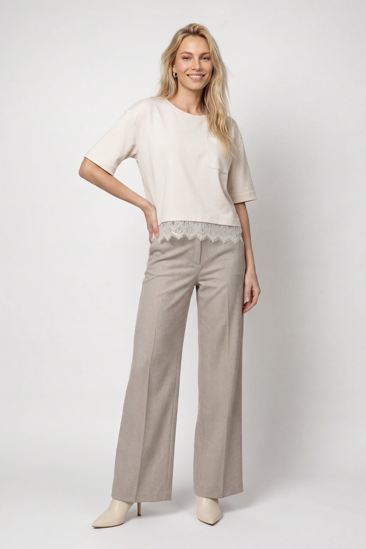 Monari Damen T-Shirts  Pearly