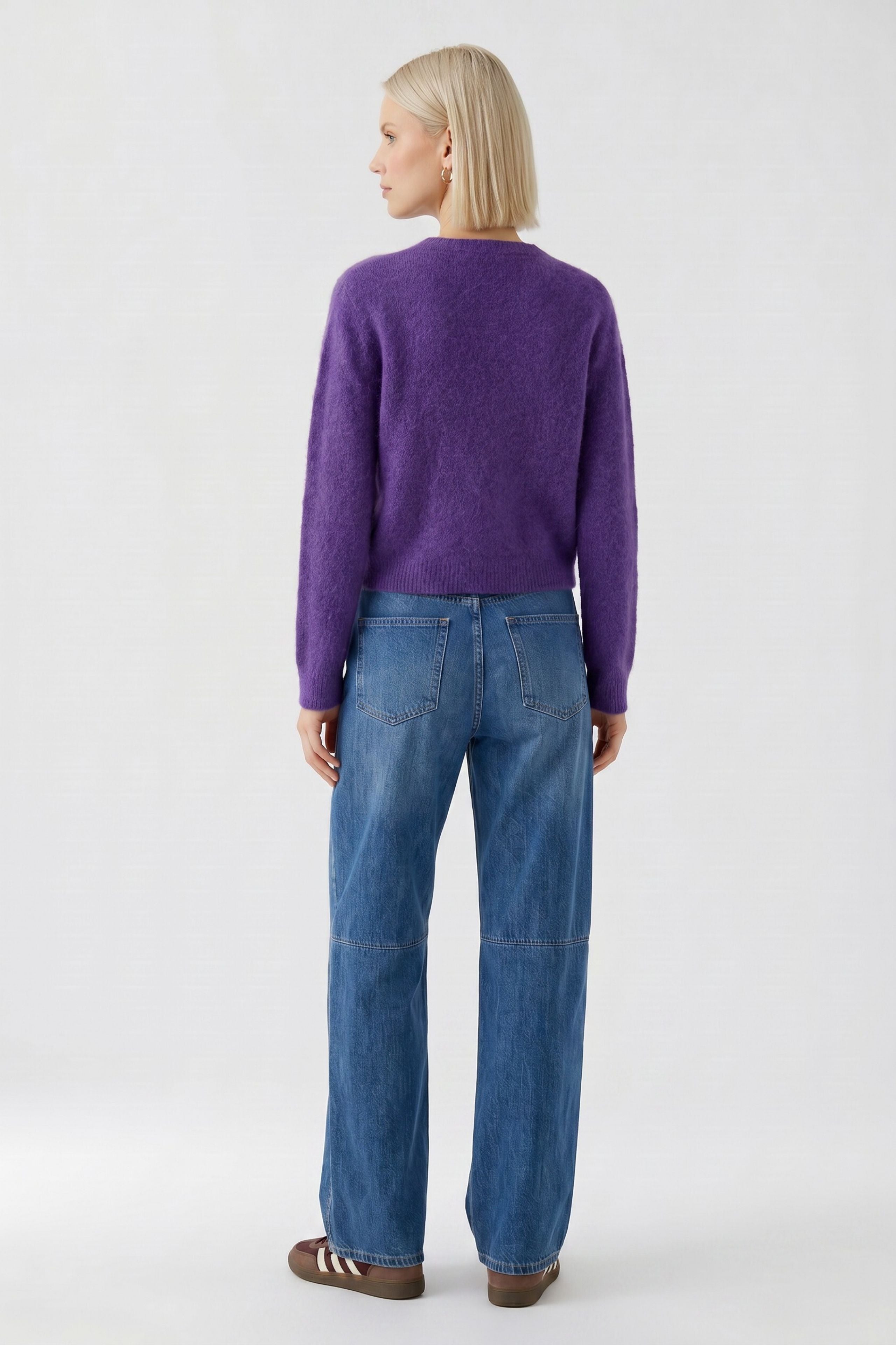 Oui Damen Pullover  Ultra Viol