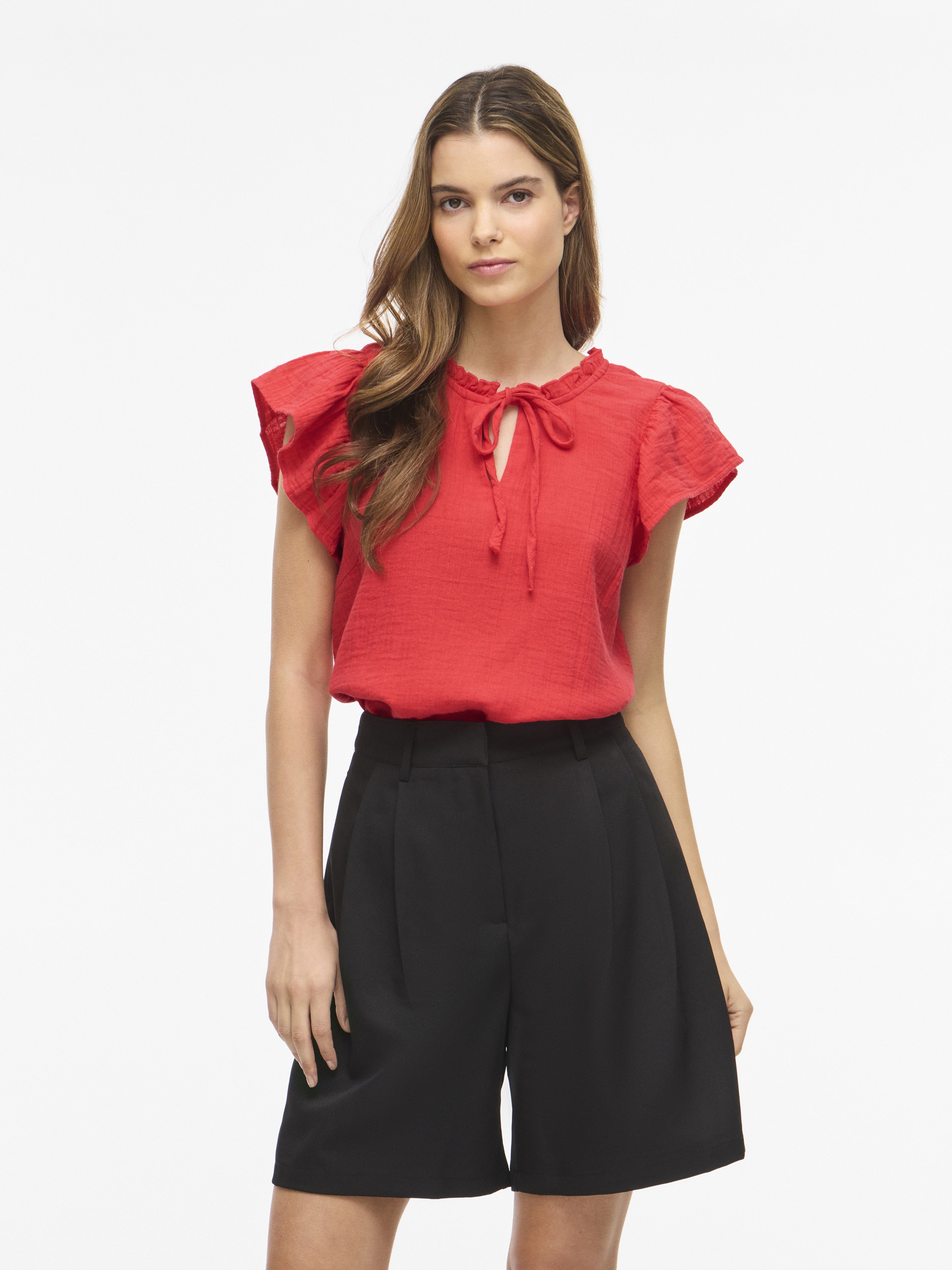 Vila Damen Tops Hibiscus