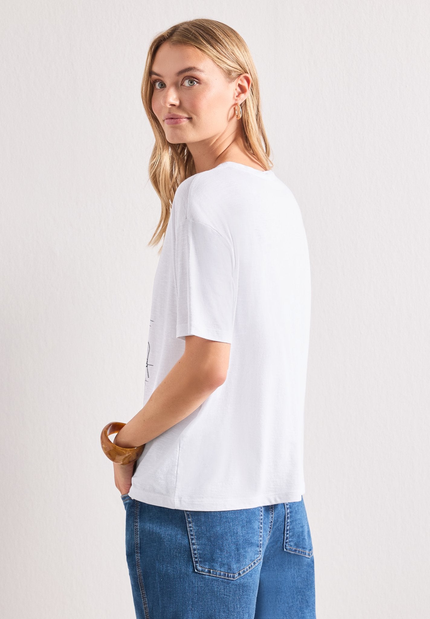 Street One Damen T-Shirts  White