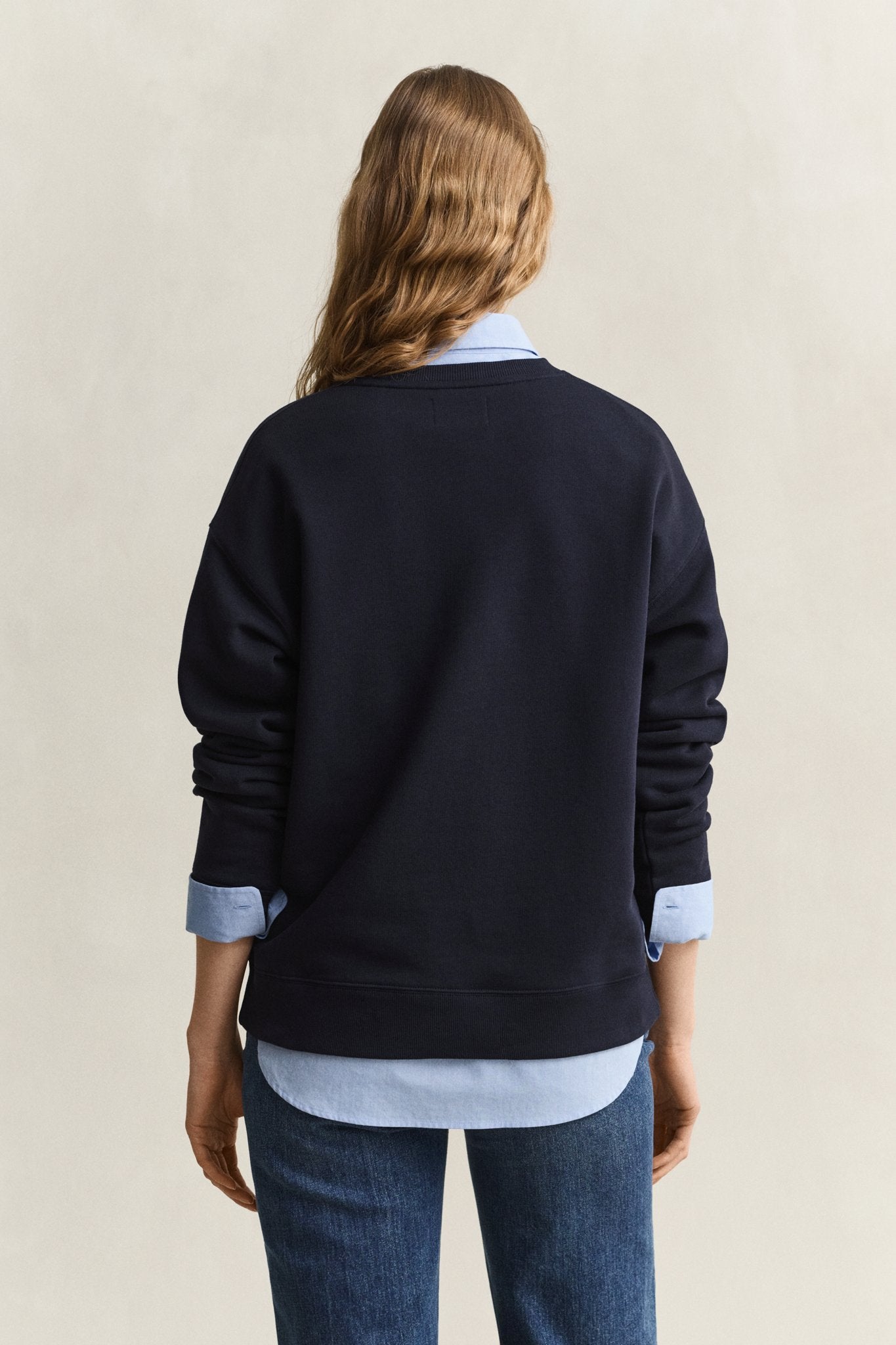 Gant Damen Sweatshirts Evening Blu