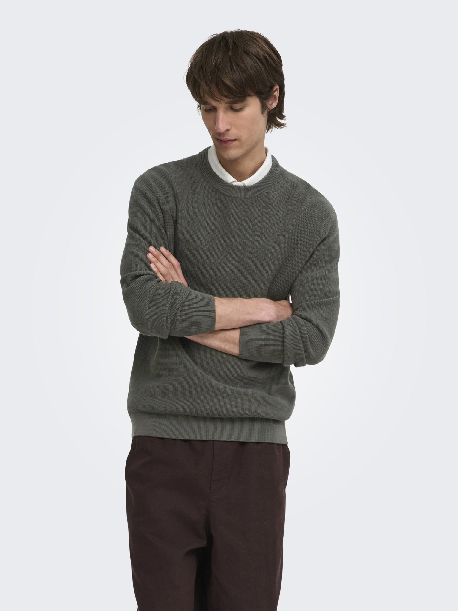 Only & Sons Herren Pullover Beluga