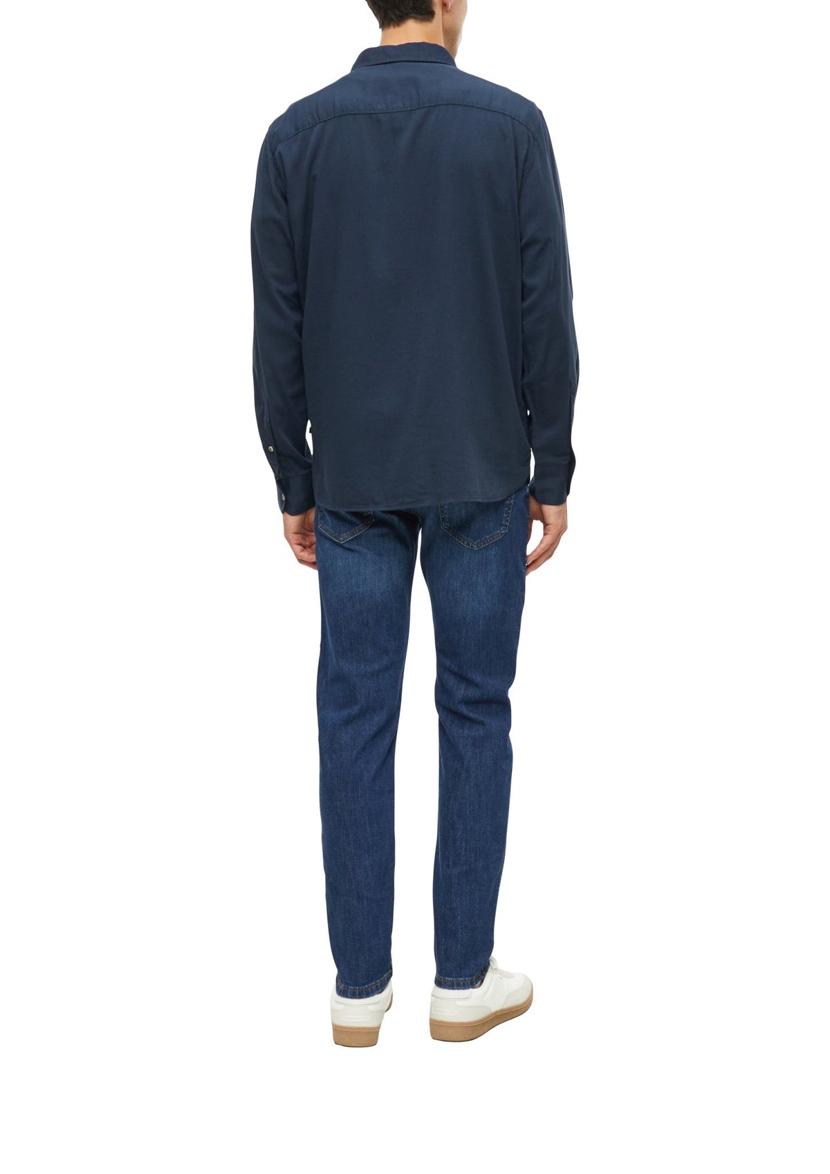 S. Oliver red Herren Hemden lang  Blue