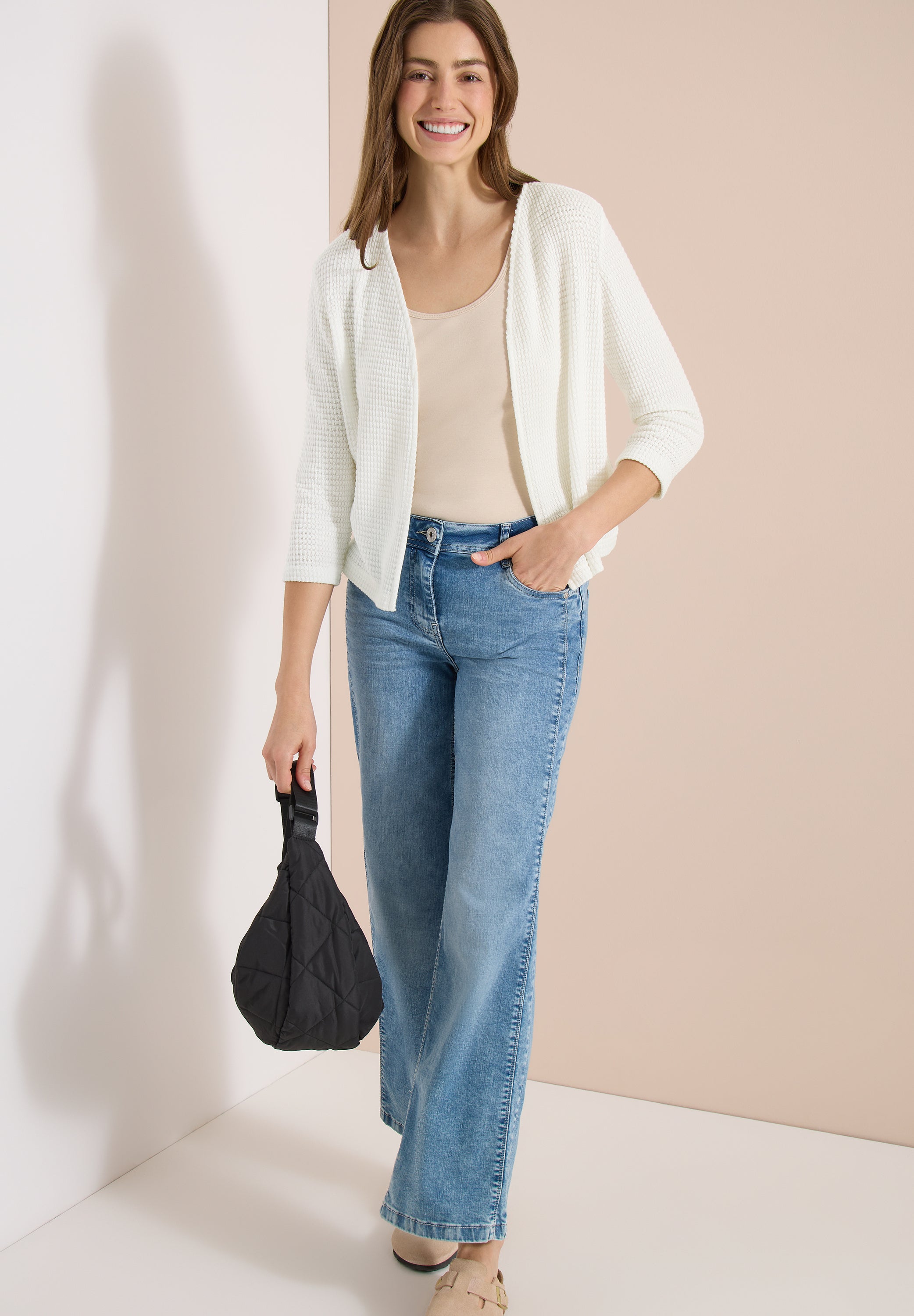 Cecil Damen T-Shirts Vanilla W