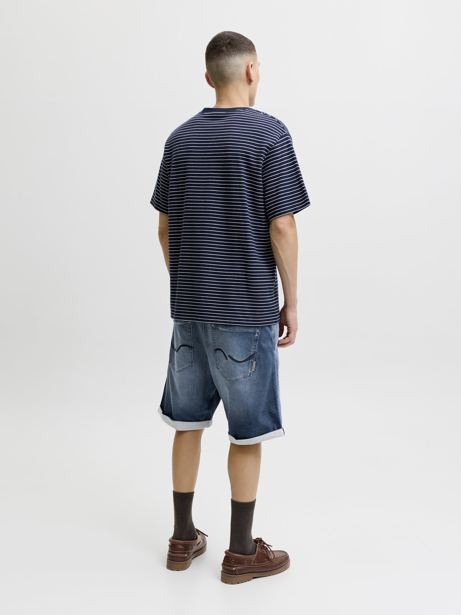 Jack & Jones Herren Shorts Blue Denim/Ligh
