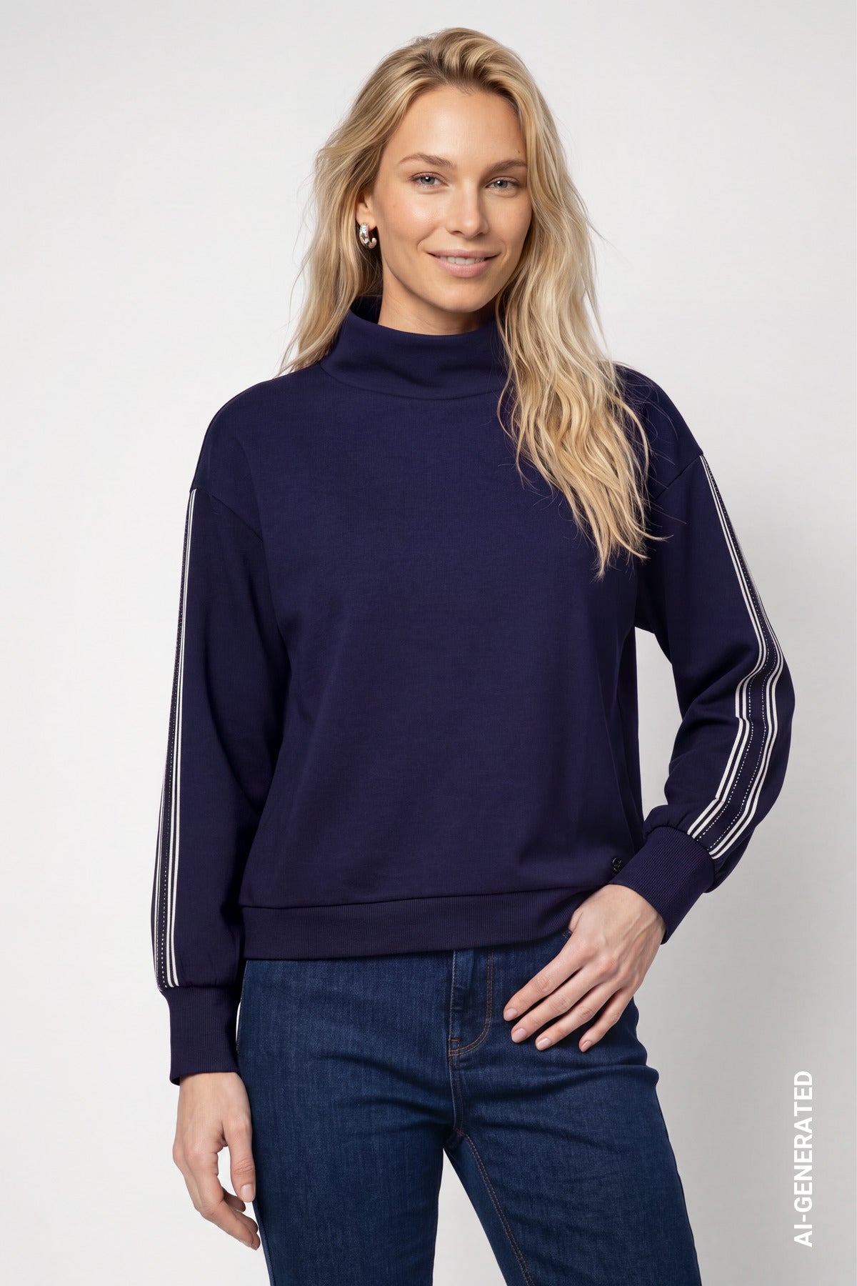 Monari Damen T-Shirts  Dark Blue