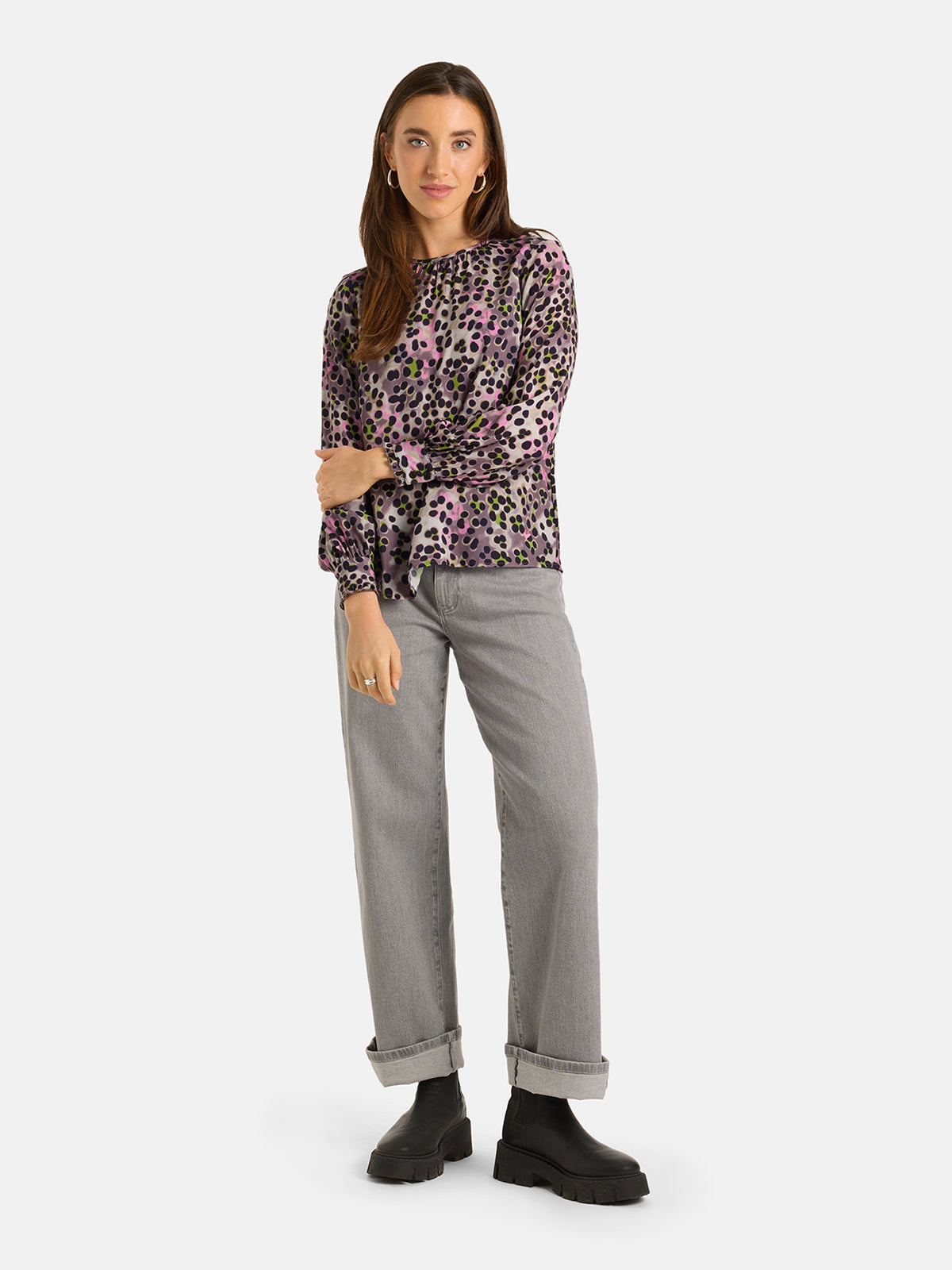 Lieblingsstück Damen Blusen  Dark Taupe