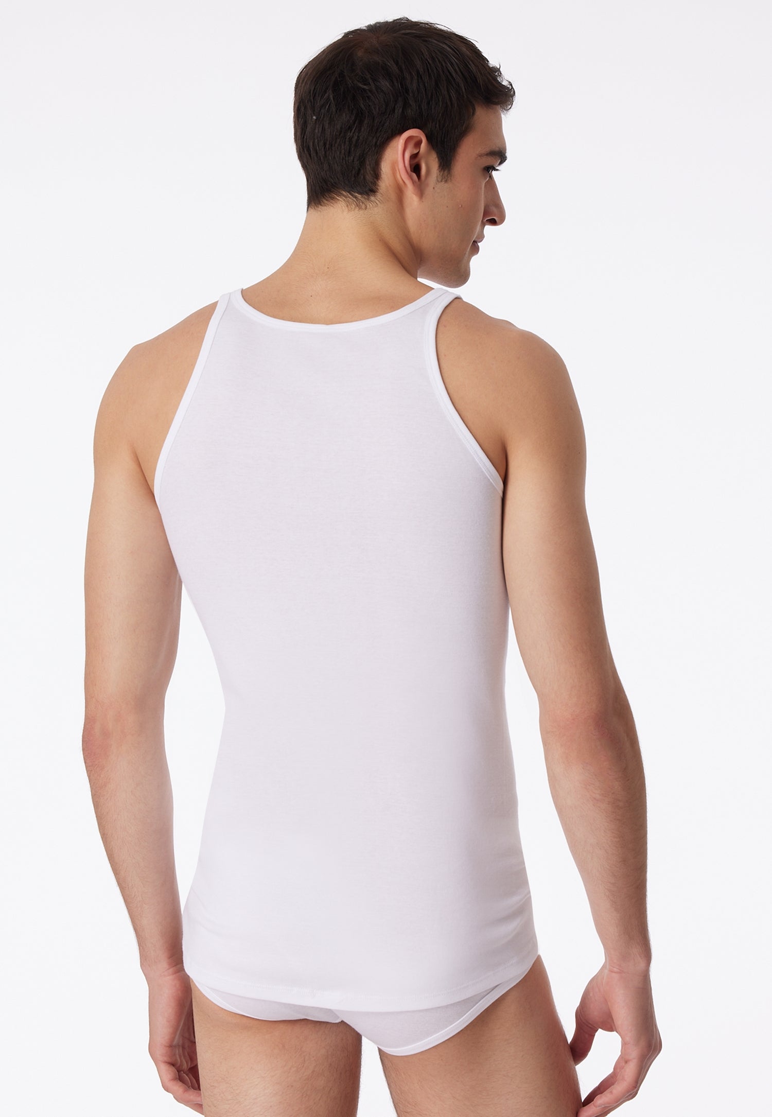 Schiesser Hemd Weiss