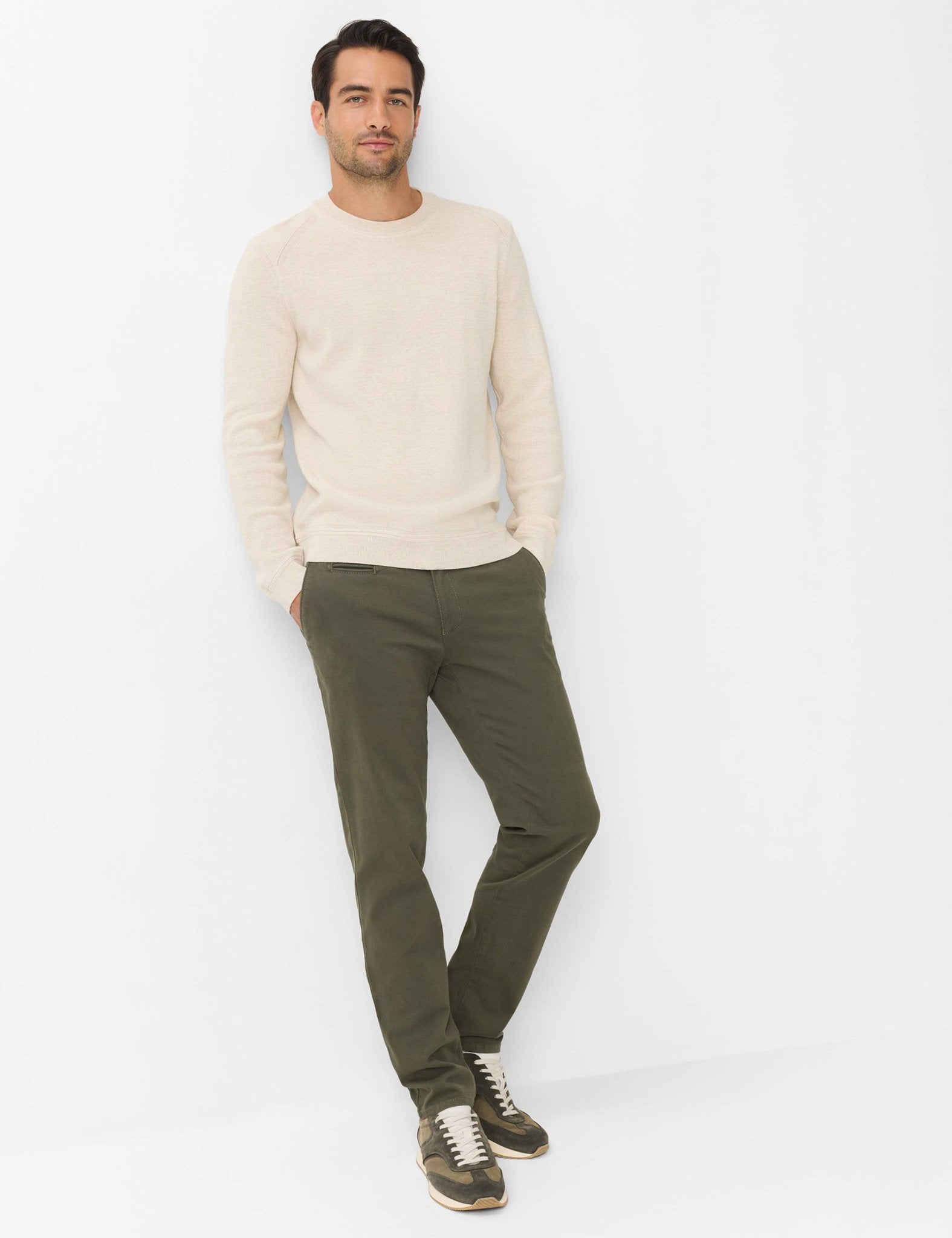 Brax Herren Hosen  Olive