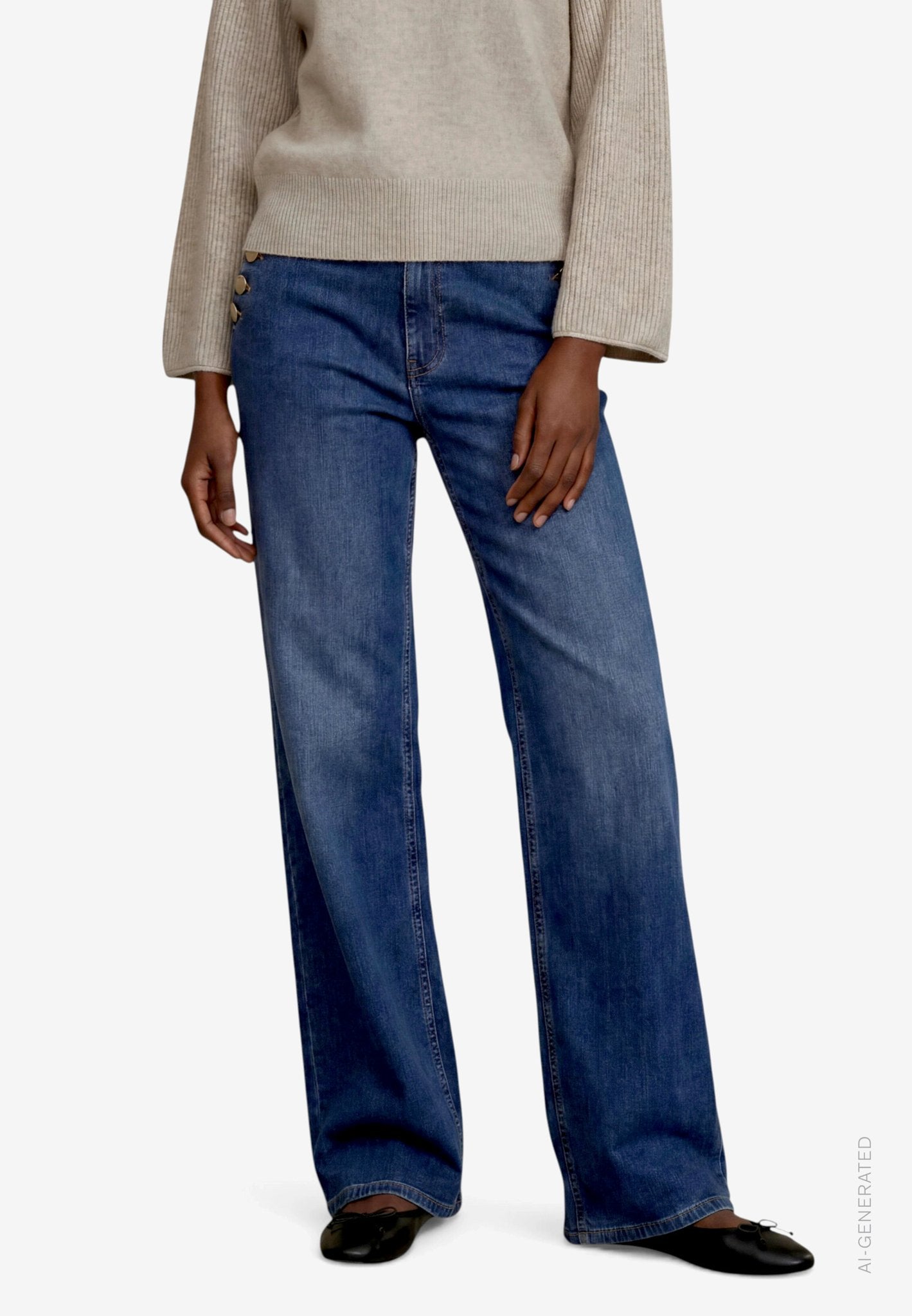Zero Damen Jeans Dark Blue Denim
