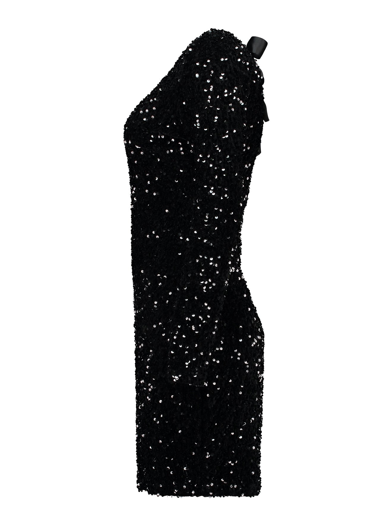 Haily's Damen Kleider Black Glitter