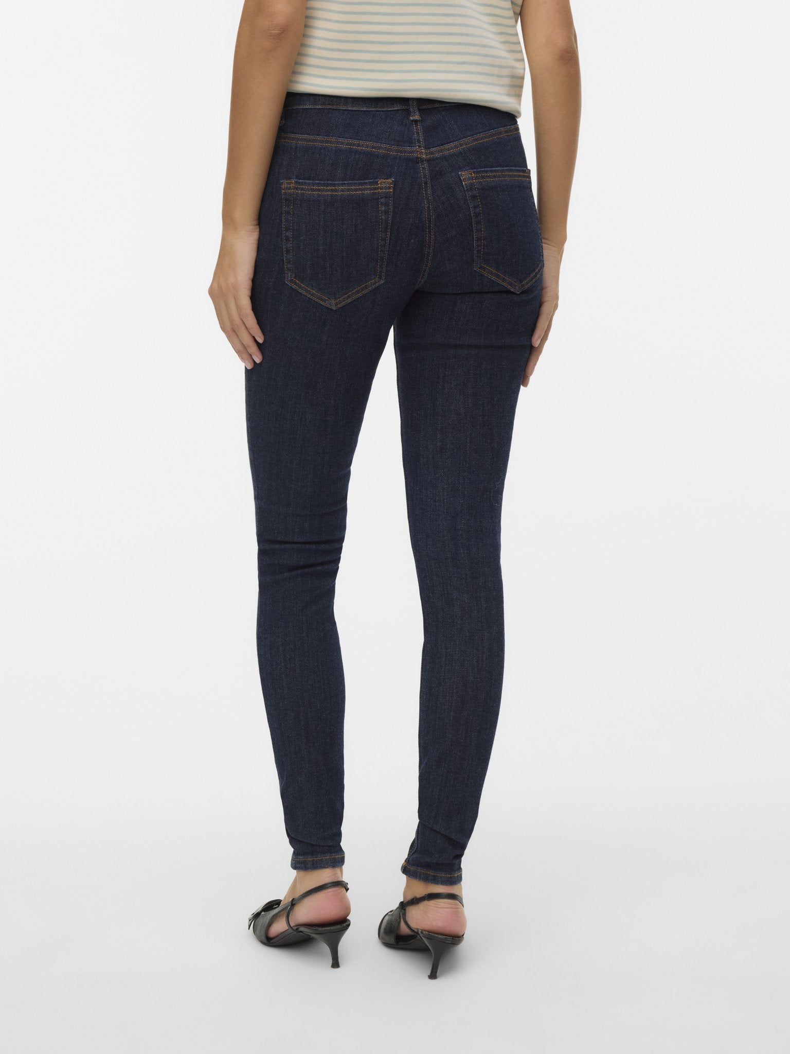 Vero Moda Damen Jeans Dark Blue Denim