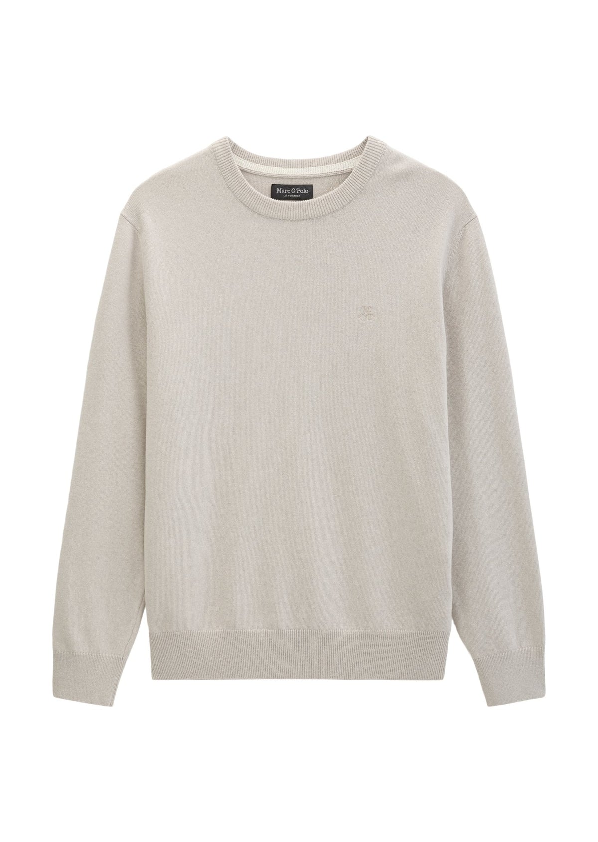 Marc O'Polo Herren Pullover  Linen Beig
