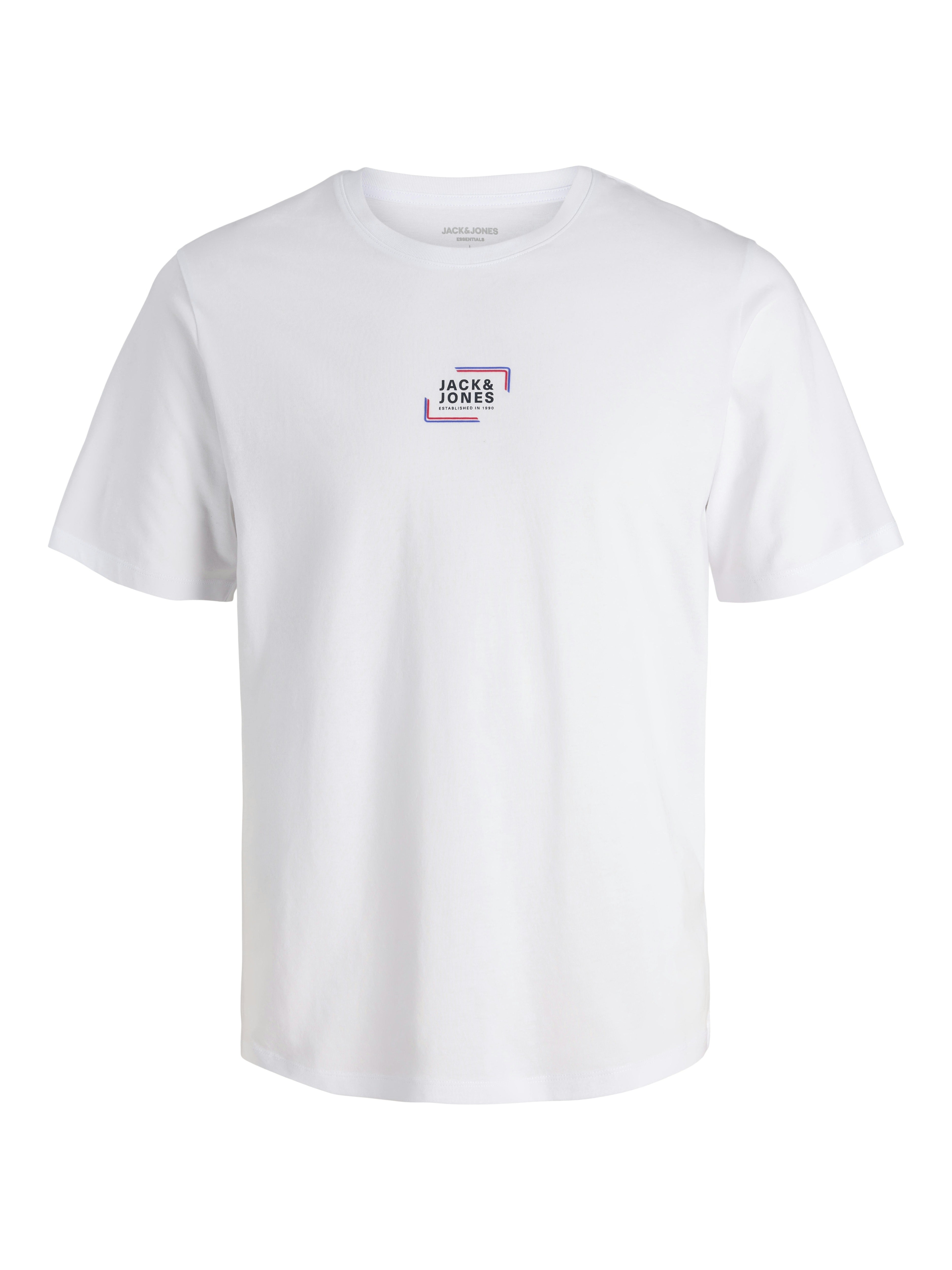 Jack & Jones Herren T-Shirts kurz White