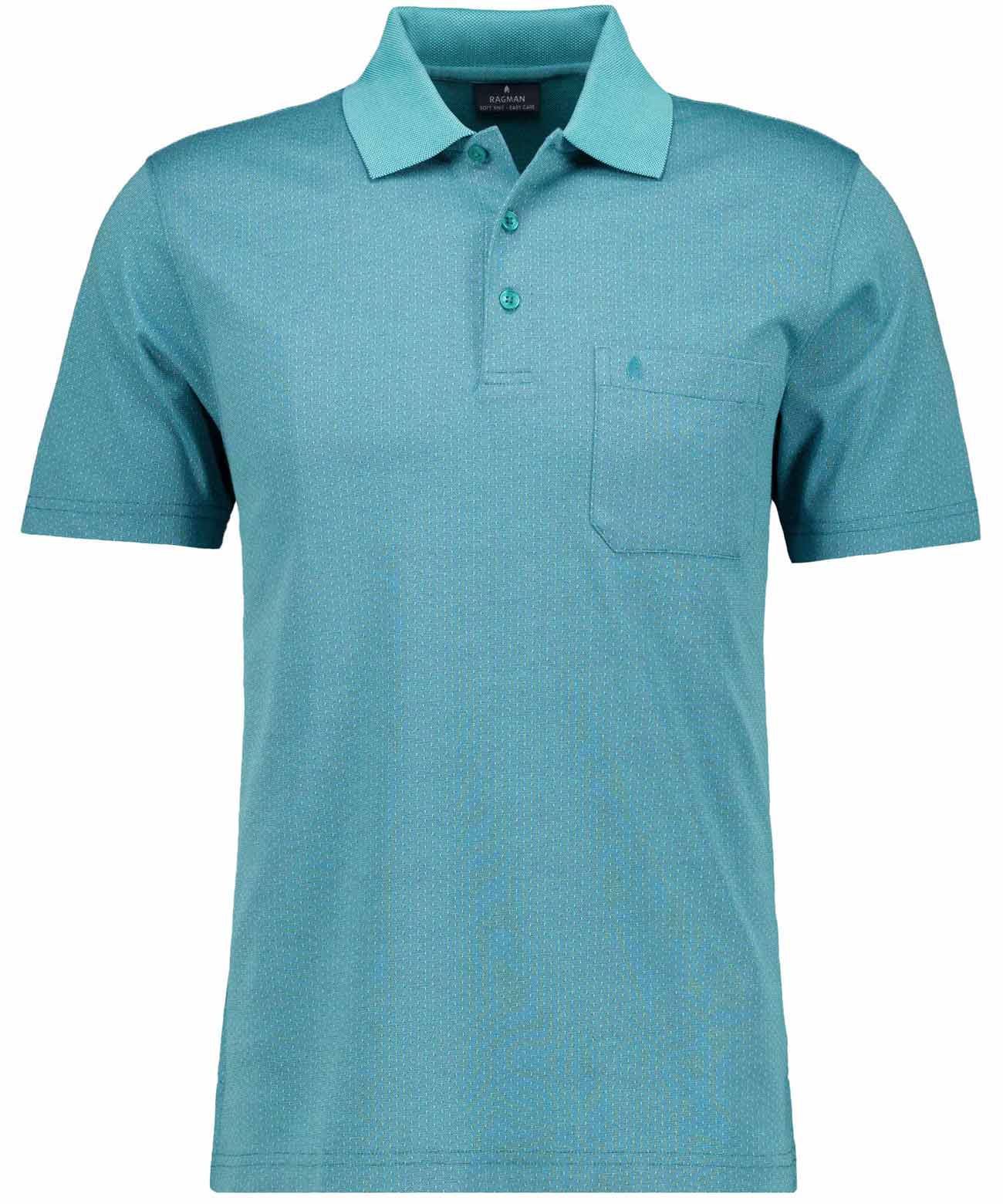Ragman Herren Polo-Shirts Smaragd