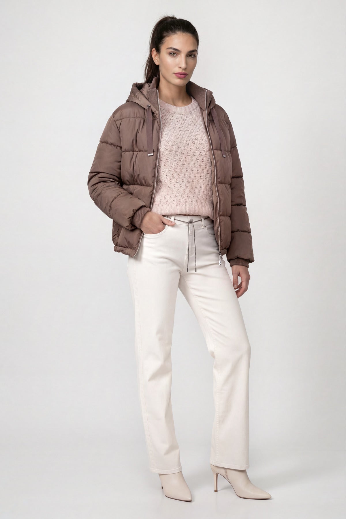 Monari Damen Jacken  Taupe